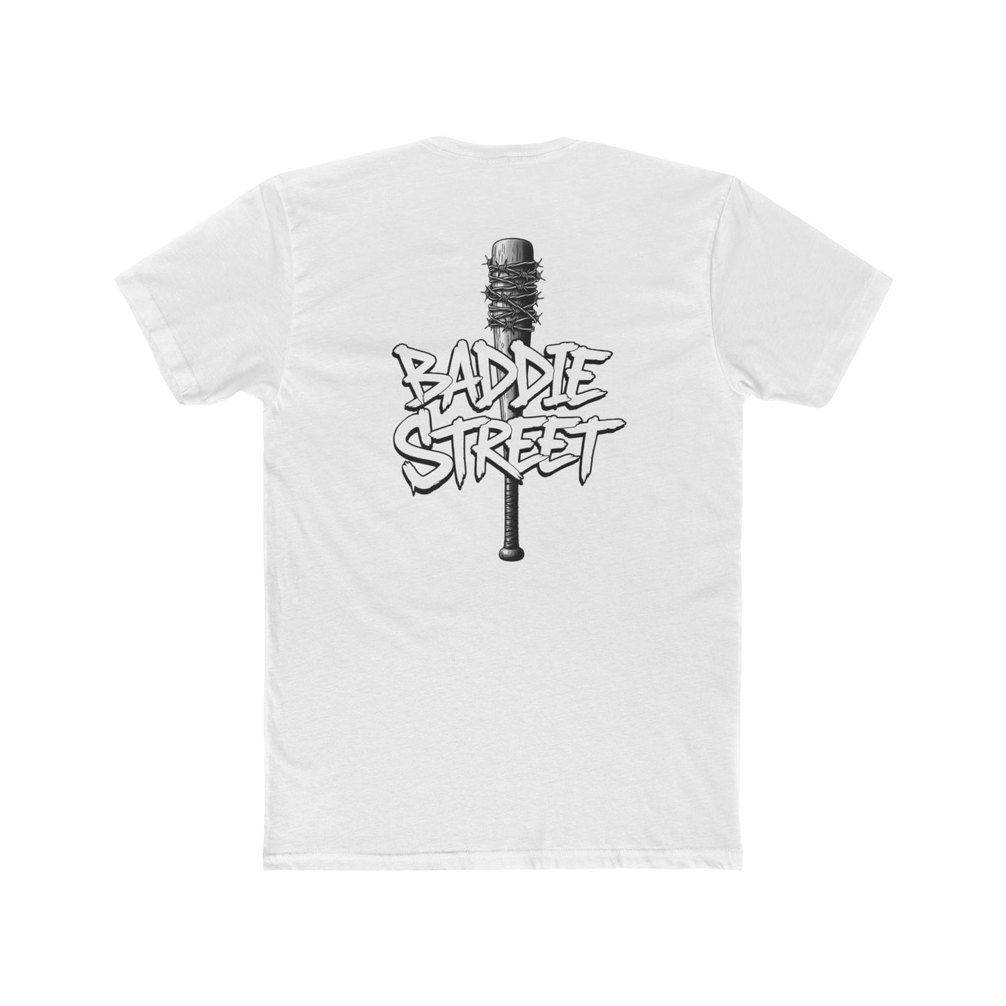 "Baddie Street" Baddie Bat V7 Chest/ V8 Back Logo Graphic Tee