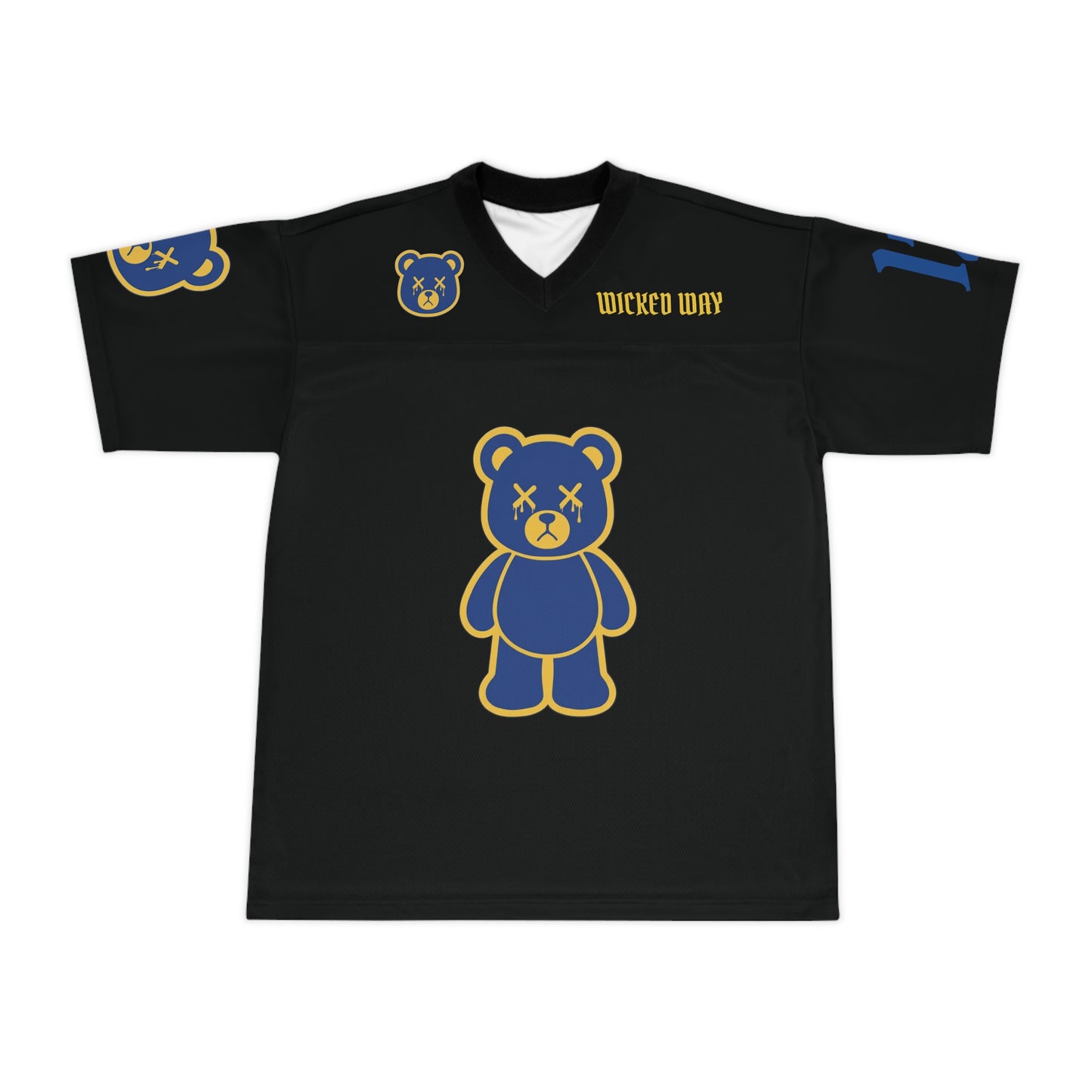 "Wicked Way" #12 Nacua Deady Bears Football Jersey