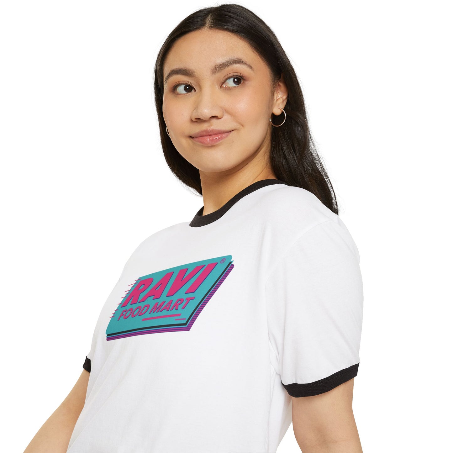 Ravi Food Mart Retro Ringer T-Shirt
