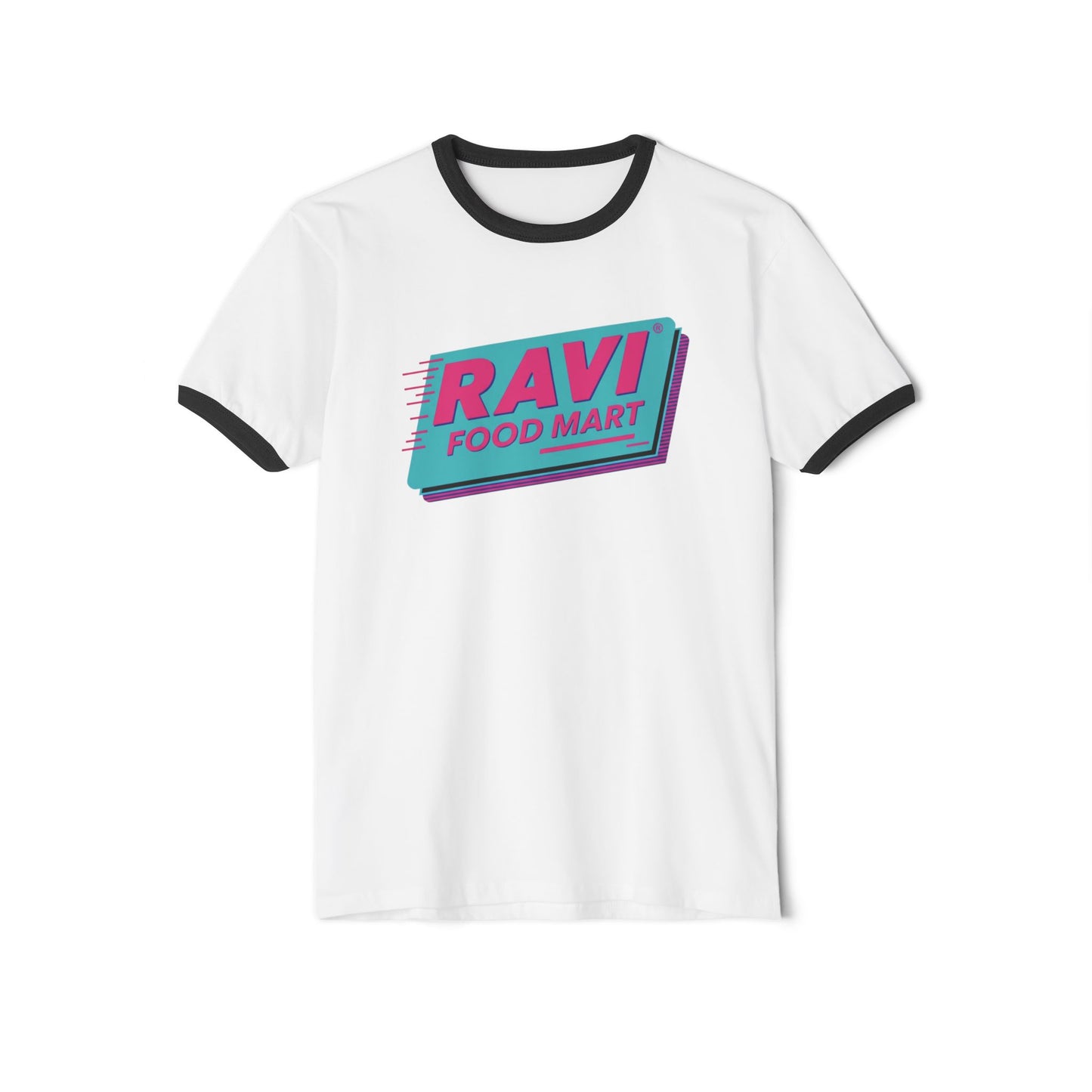 Ravi Food Mart Retro Ringer T-Shirt