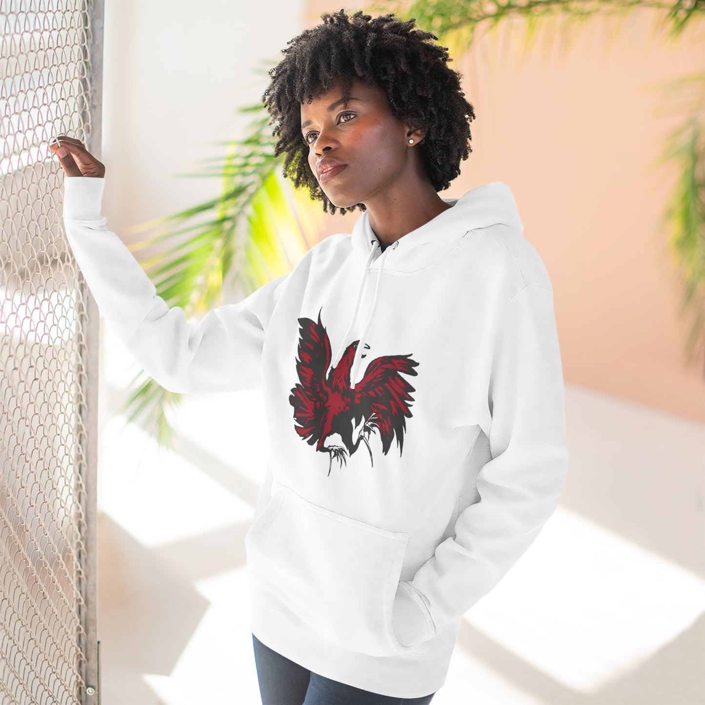 'SC Gamecock' Three-Panel Fleece Hoodie