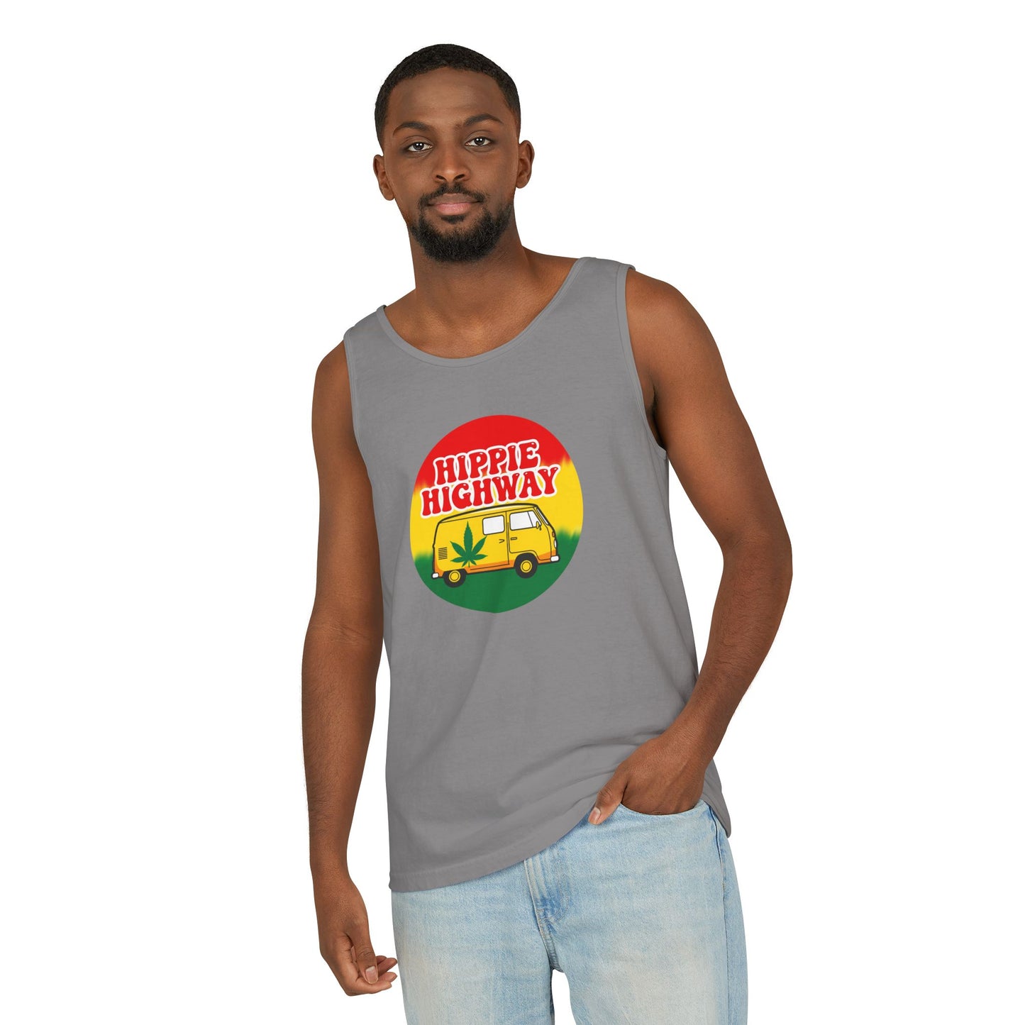 "Hippie Highway" Rasta Vibes Tank Top