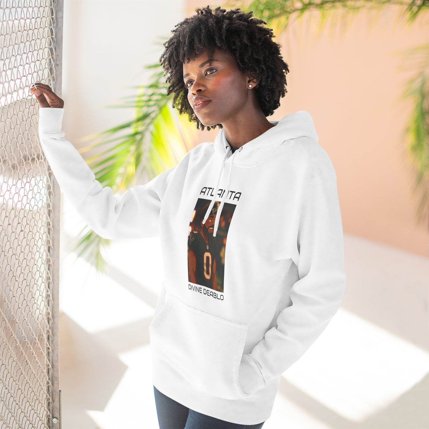 Anime Football 'Atlanta Divine Deablo' Three-Panel Fleece Hoodie