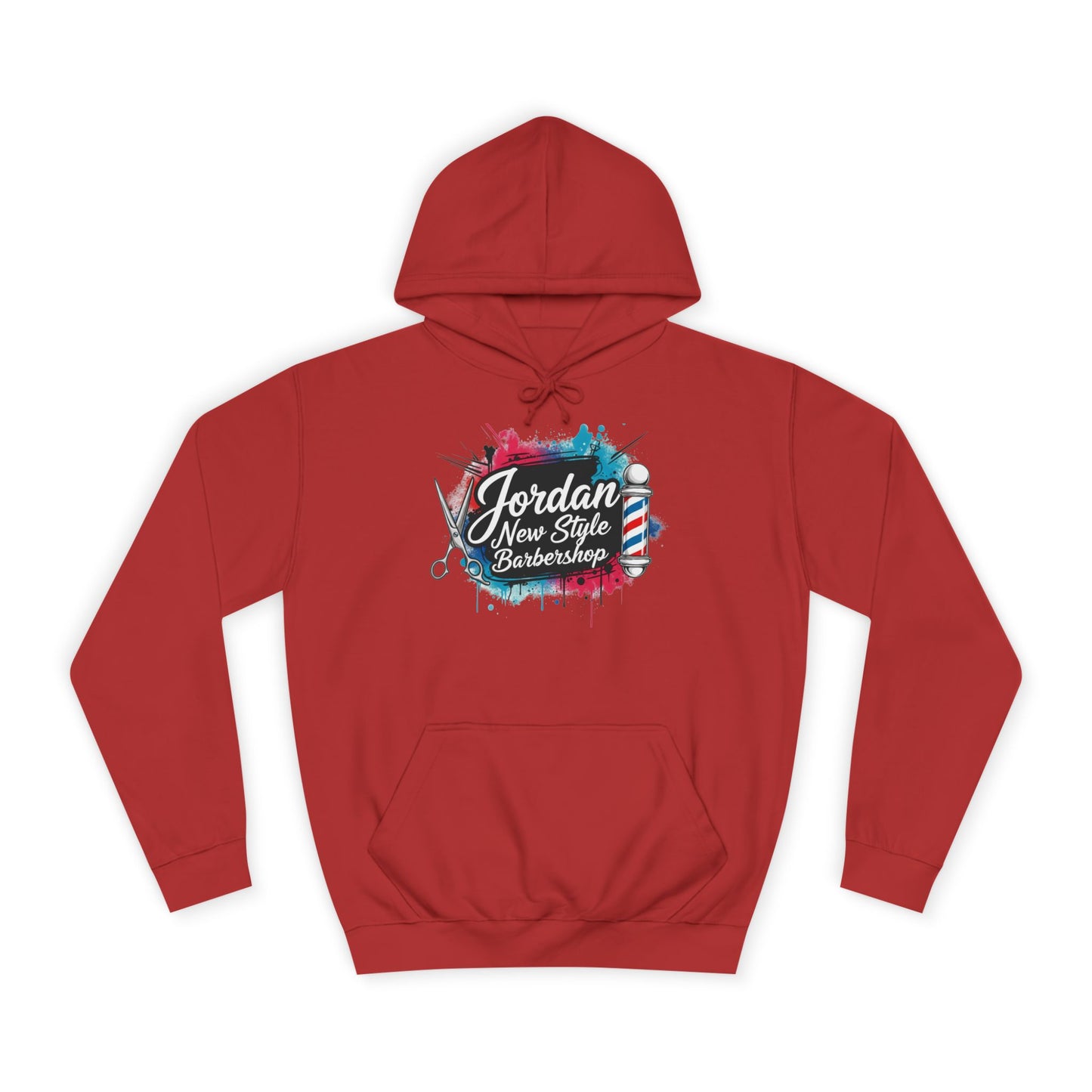 Jordan New Style Barbershop Alternative Logo V2 College Hoodie