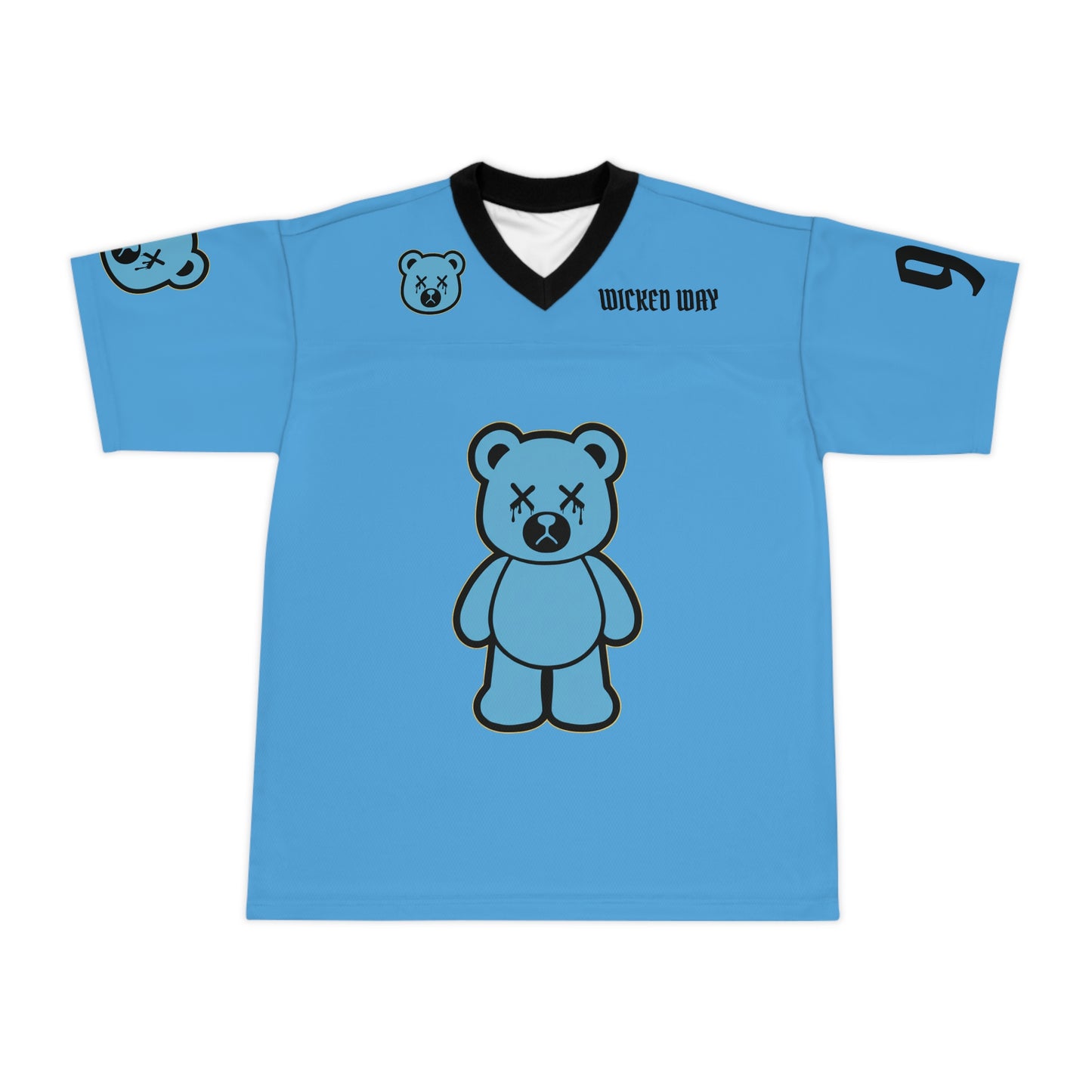 "Wicked Way" #95 Brown Deady Bears Football Jersey