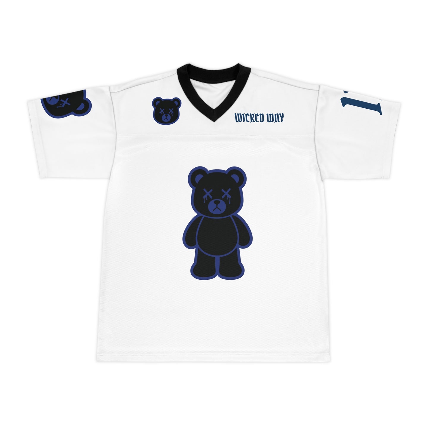 "Wicked Way" #17 Jones Deady Bears Football Jersey