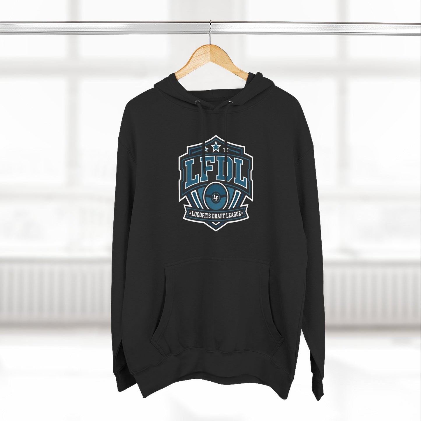 LocoFits Draft League Sleeping Three-Panel Fleece Hoodie