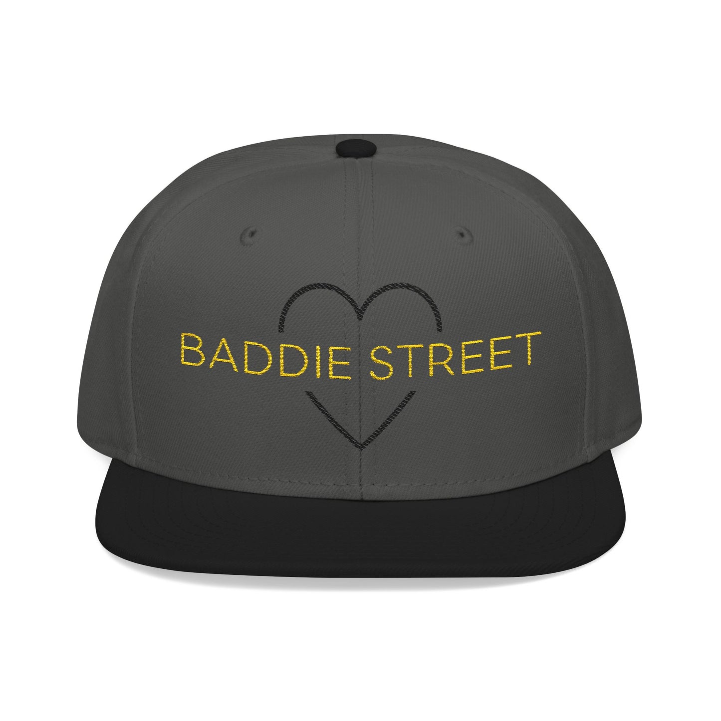 "Baddie Street" Classy Heart Logo Snapback Hat
