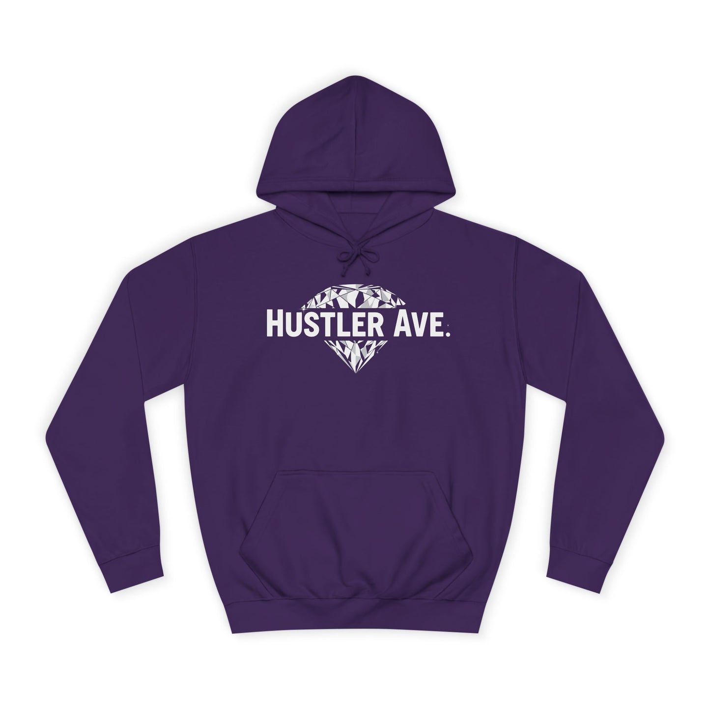Base "Hustler Ave" Diamond Status College Hoodie