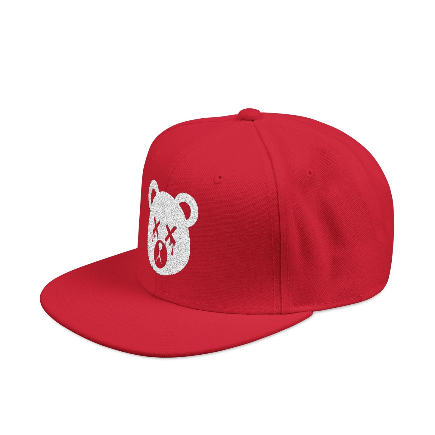 "Wicked Way" Dead Bear Head Alt. White Logo Snapback Hat (Multi Color Options)