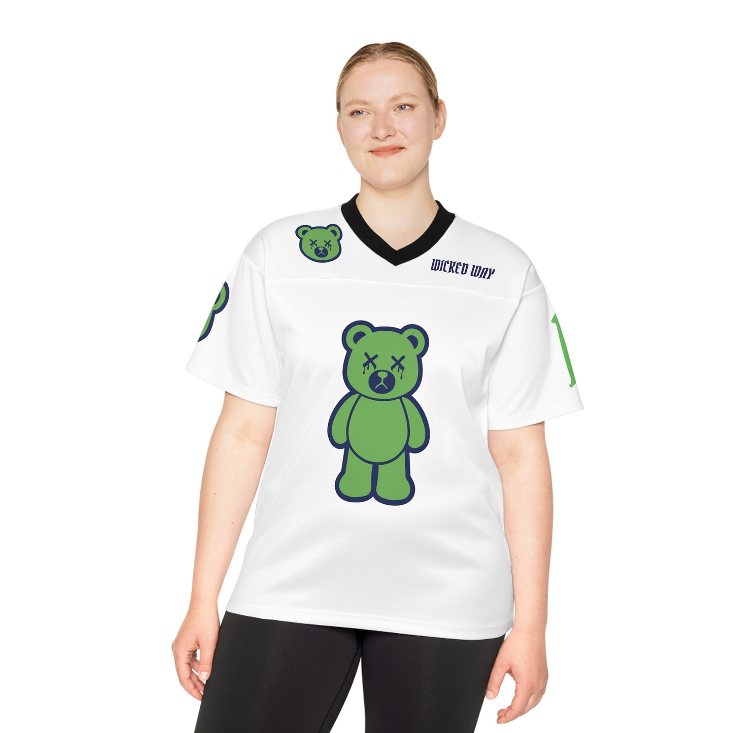 "Wicked Way" #10 Kupp Deady Bears Football Jersey