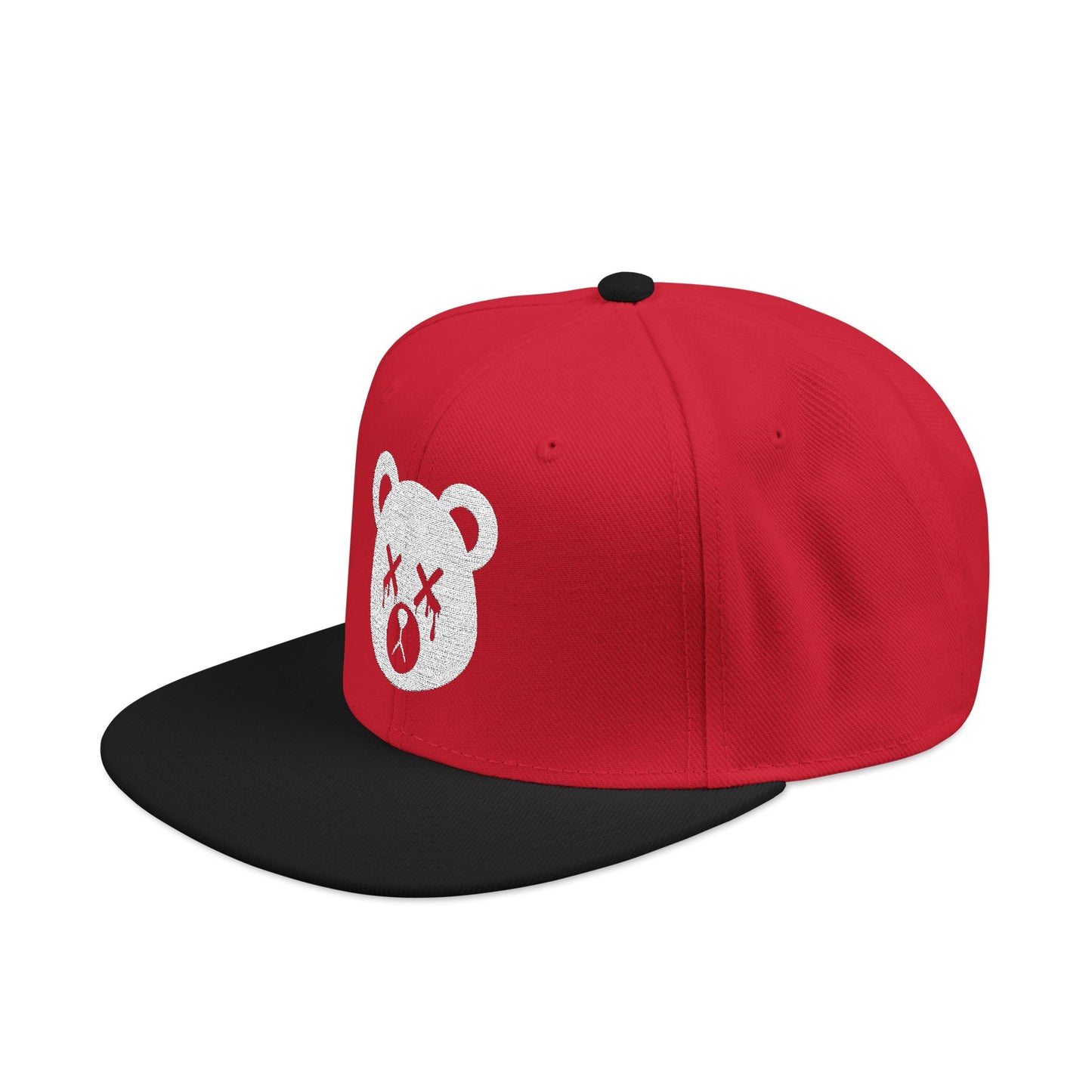 "Wicked Way" Dead Bear Head Alt. White Logo Snapback Hat (Multi Color Options)