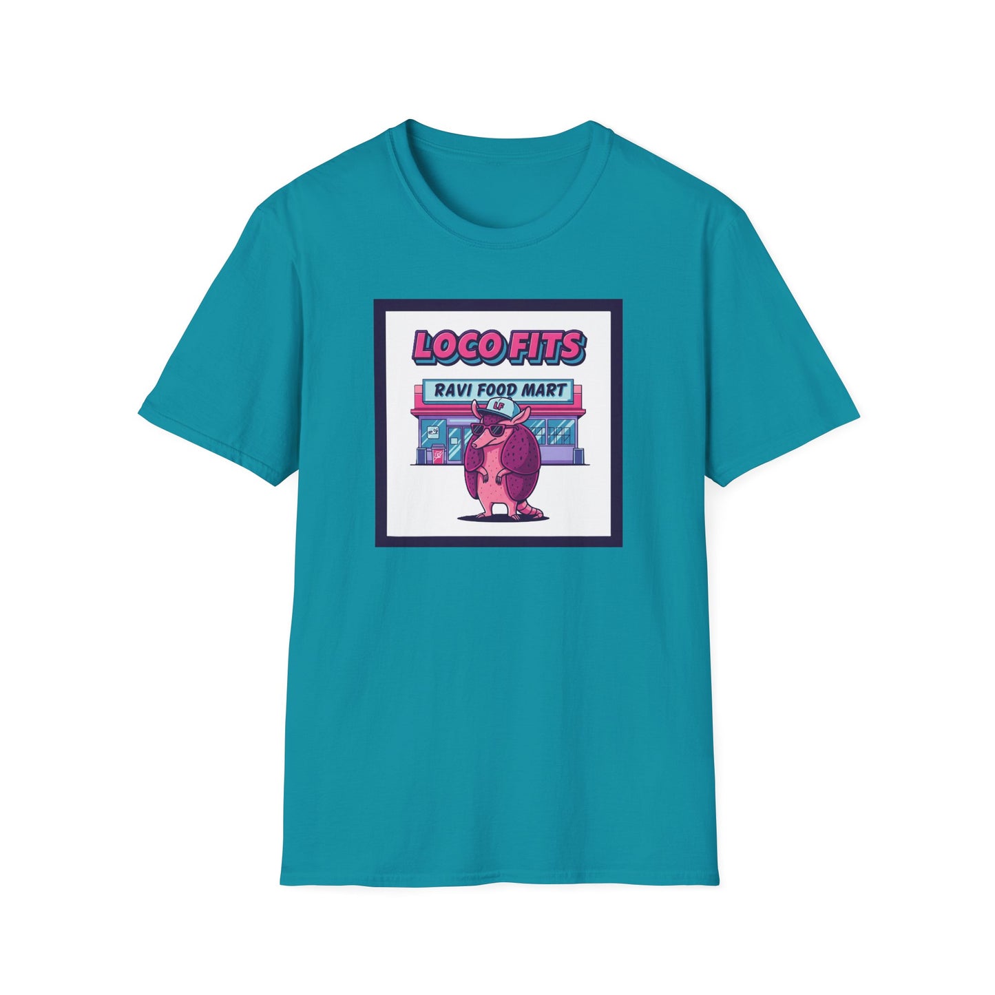 Loco Fits Ravi Food Mart Armadillo Graphic Tshirt