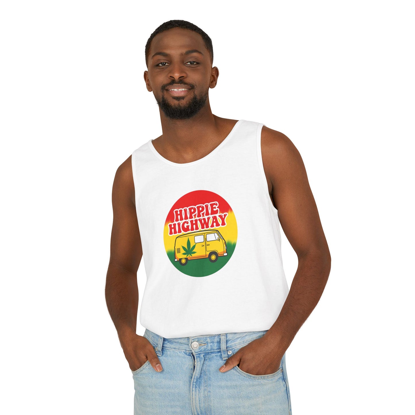 "Hippie Highway" Rasta Vibes Tank Top