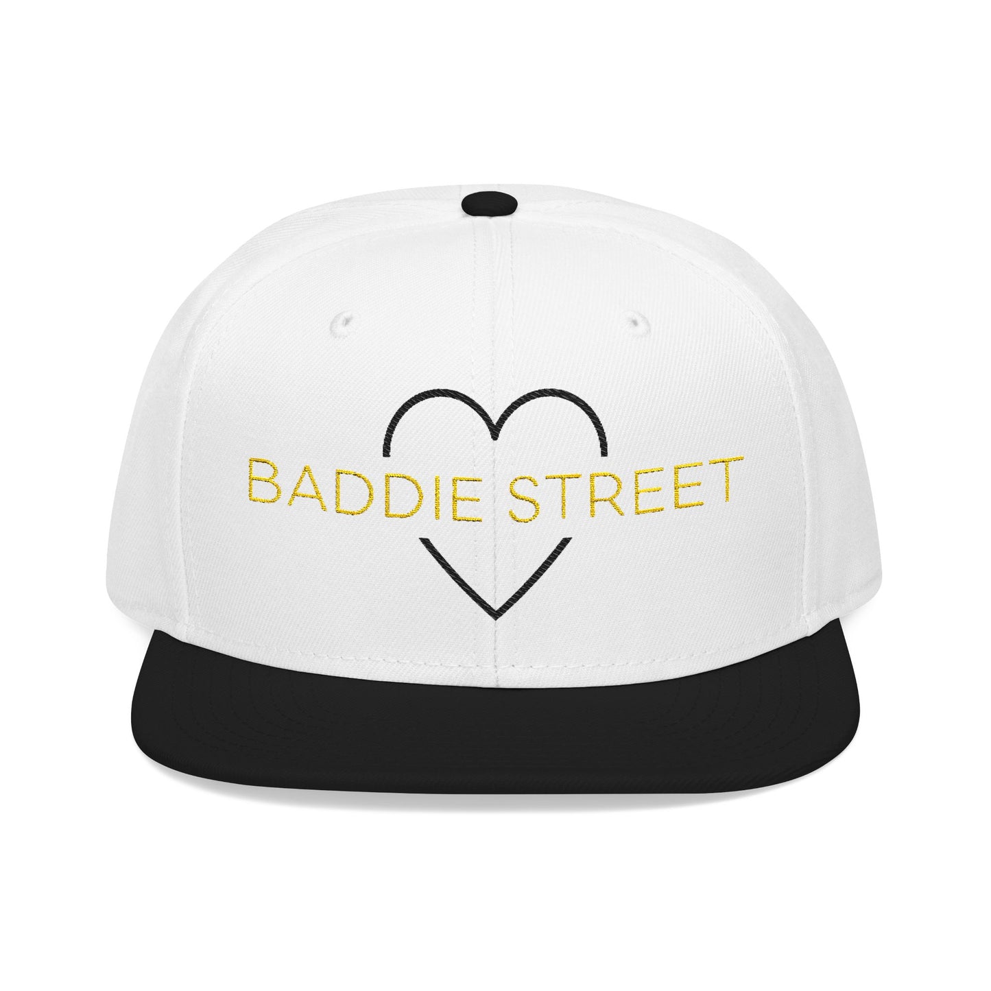 "Baddie Street" Classy Heart Logo Snapback Hat