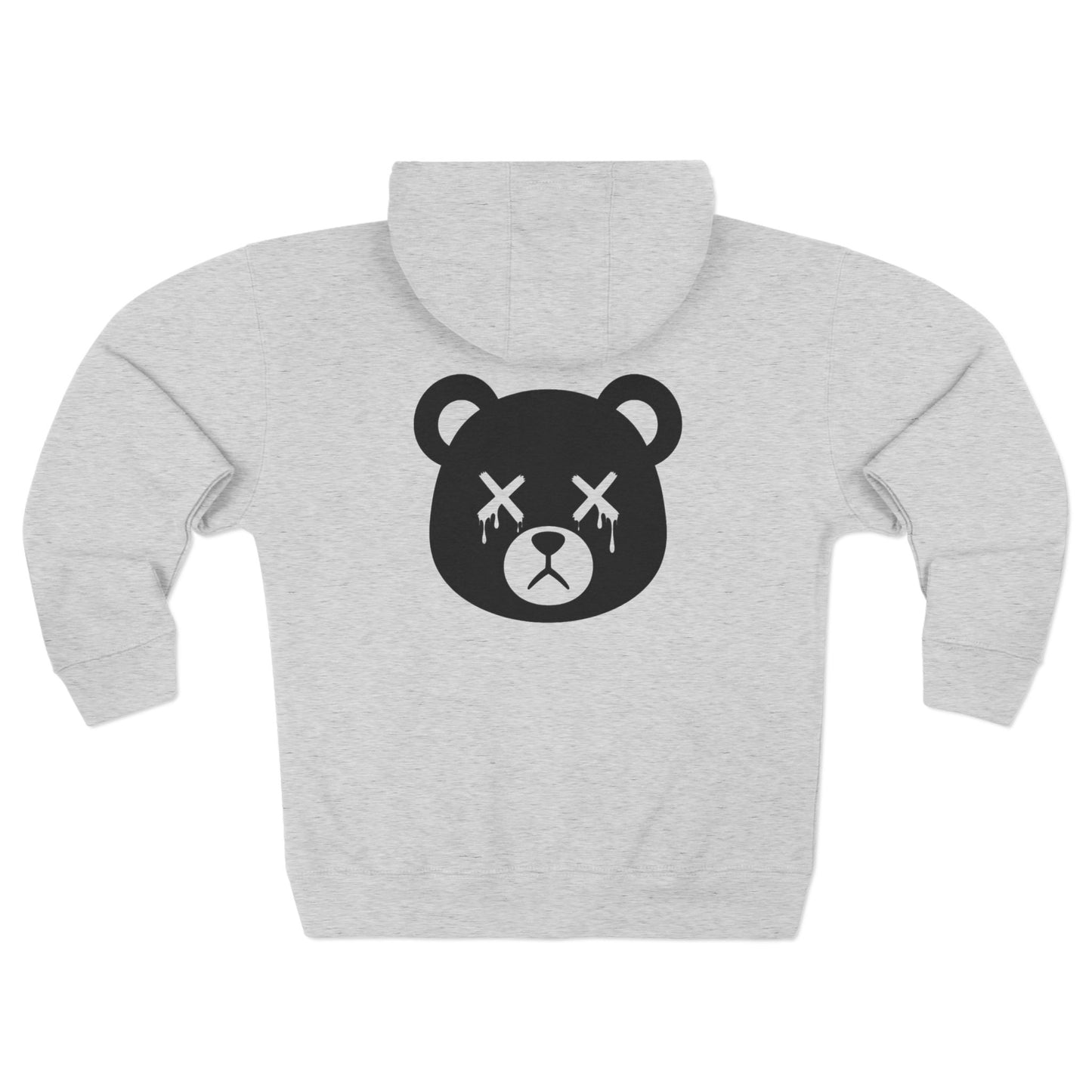 "Wicked Way" Deady Bear Head Zip Hoodie
