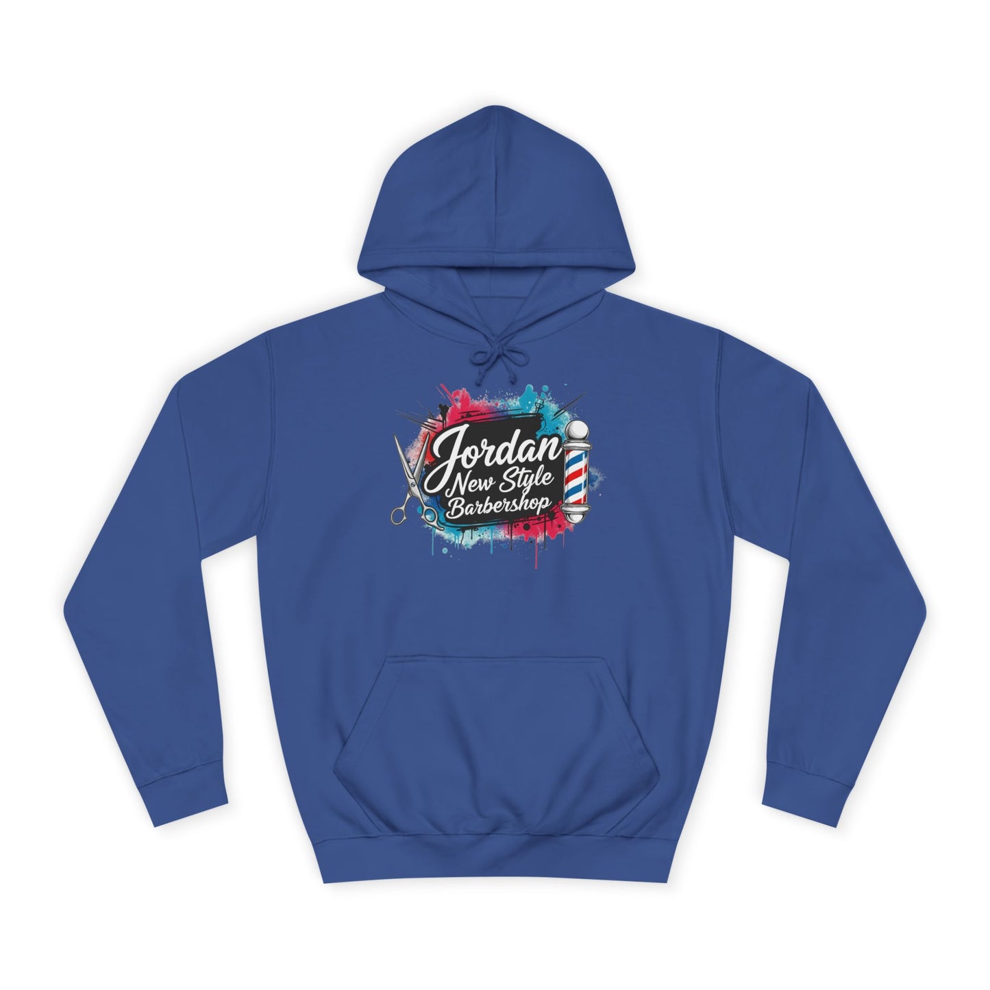 Jordan New Style Barbershop Alternative Logo V2 College Hoodie