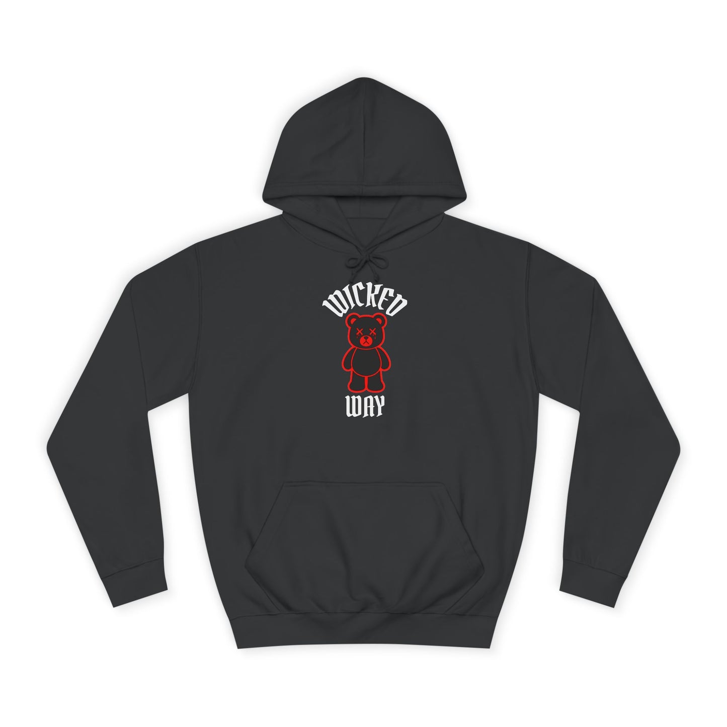 "Wicked Way" Deady Bear Black College Hoodie