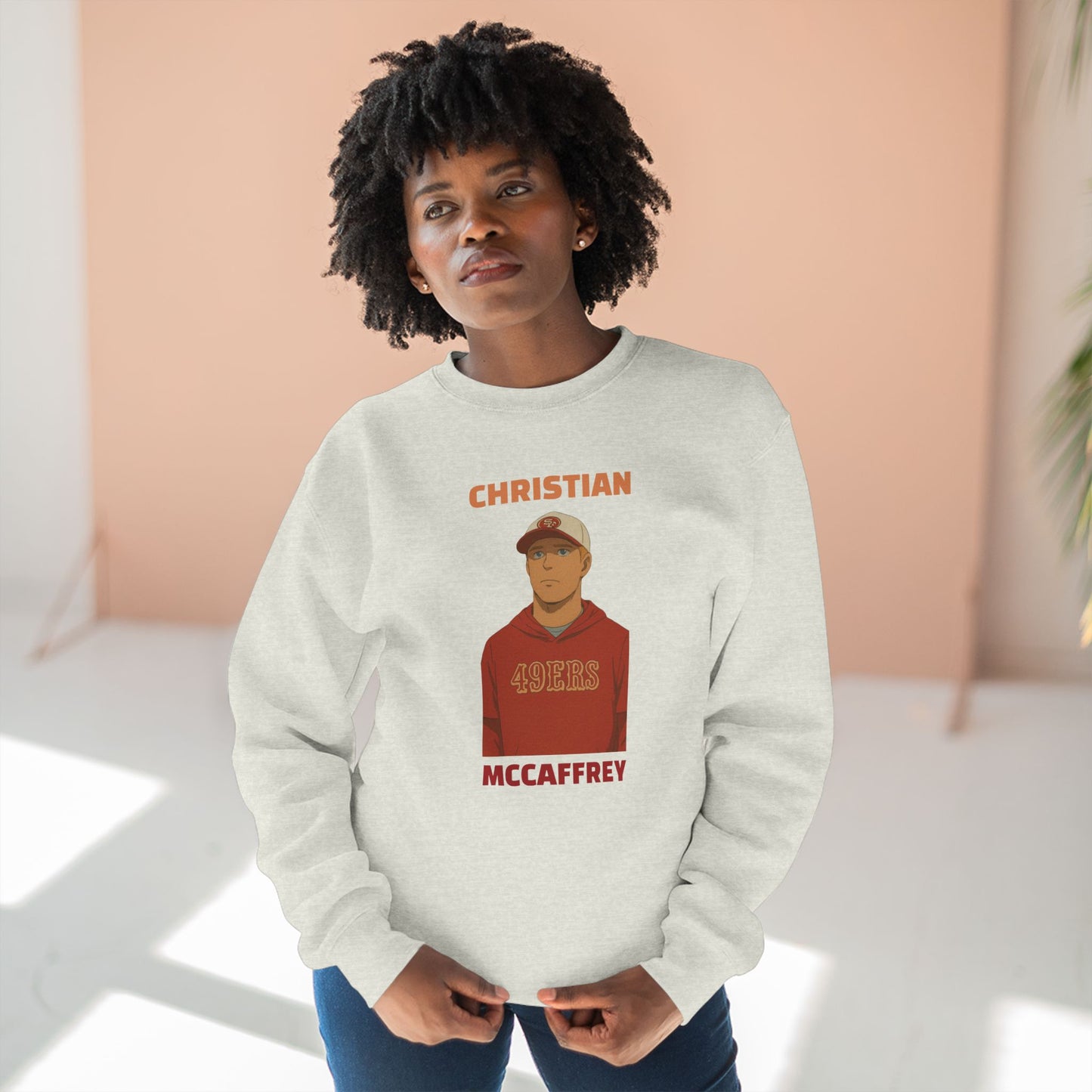 Anime Football 'Christian McCaffrey' Crewneck Sweatshirt