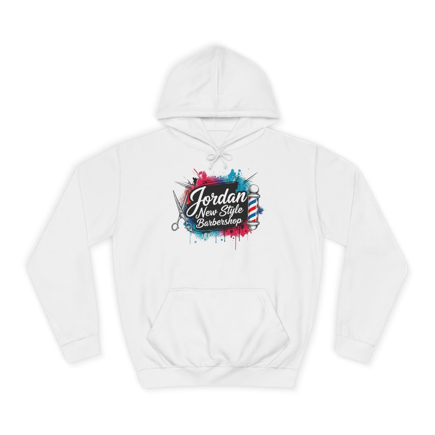 Jordan New Style Barbershop Alternative Logo V2 College Hoodie