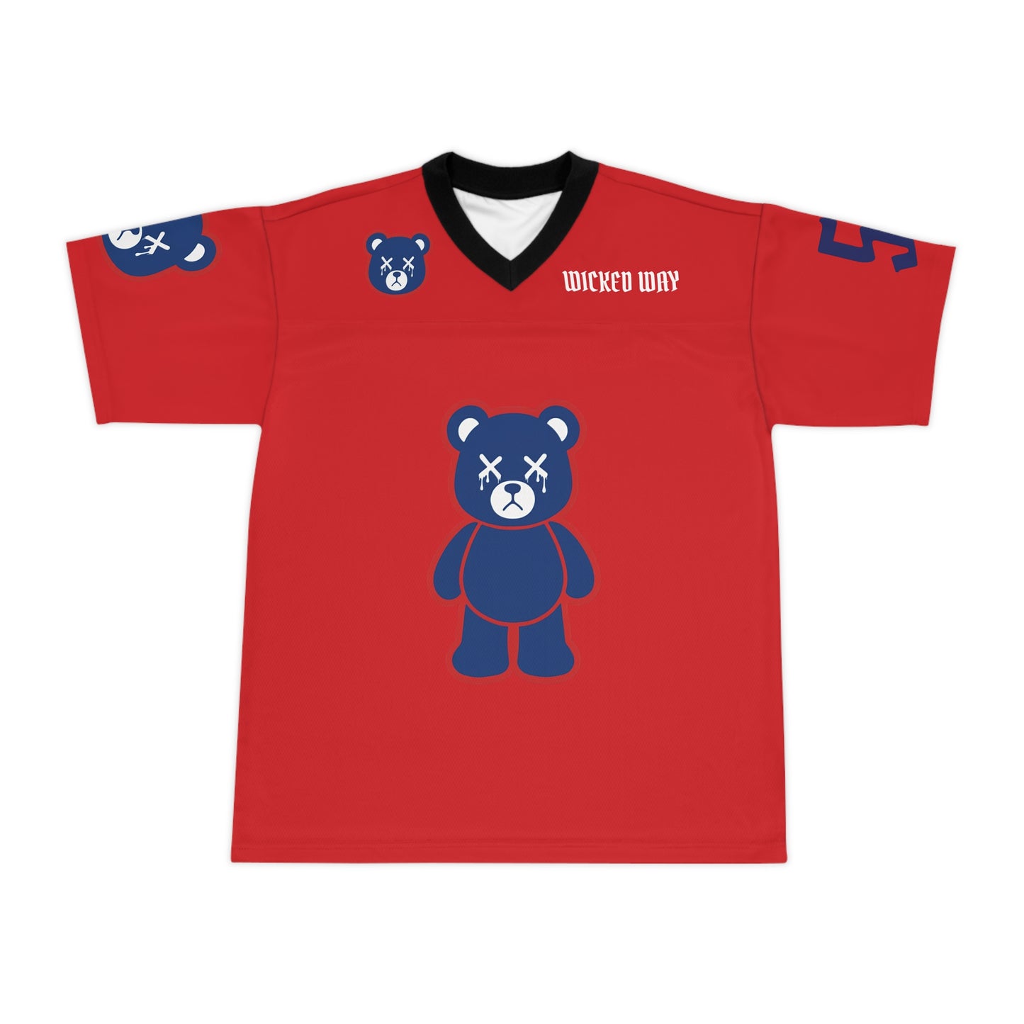 "Wicked Way" #51 Carter Deady Bears Football Jersey