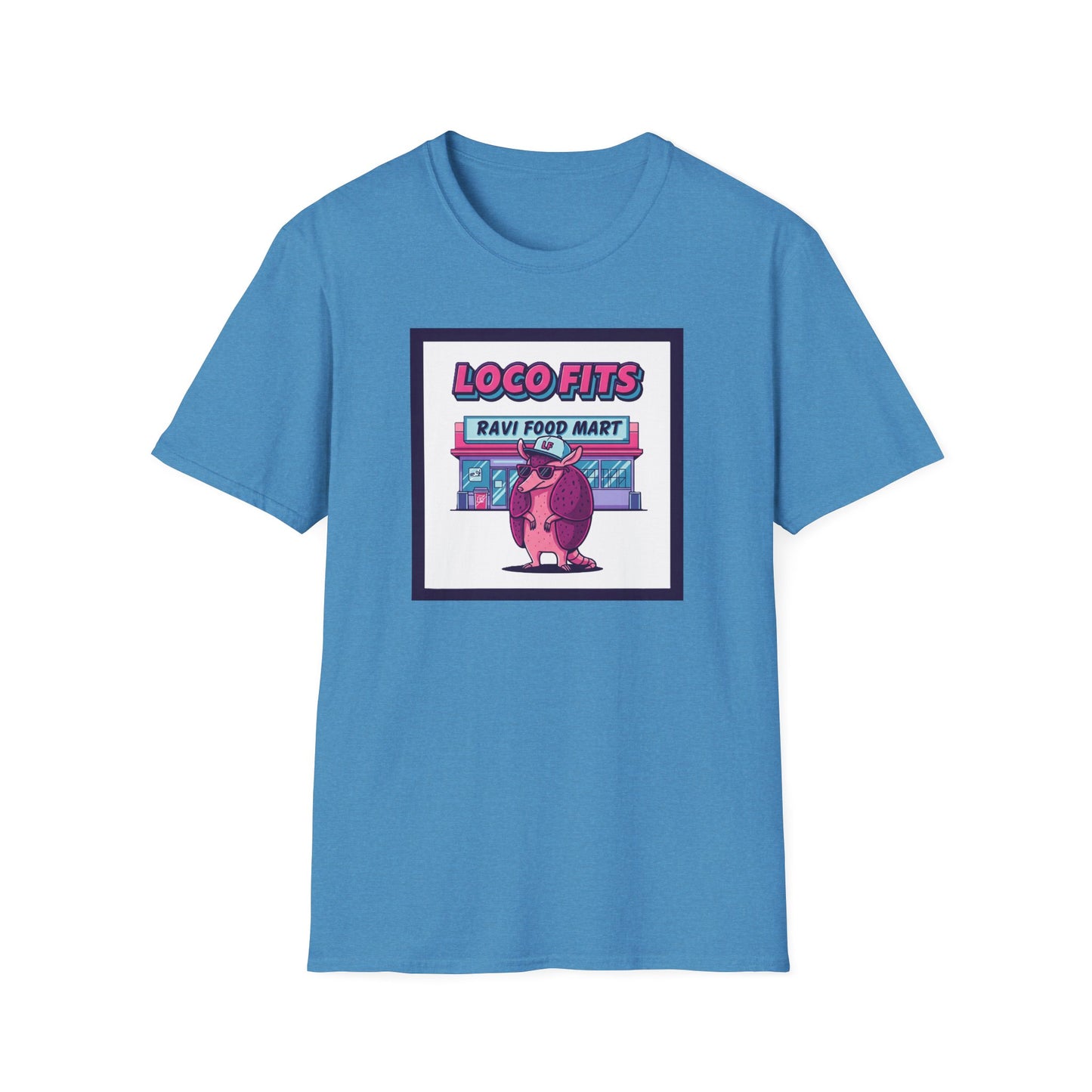 Loco Fits Ravi Food Mart Armadillo Graphic Tshirt