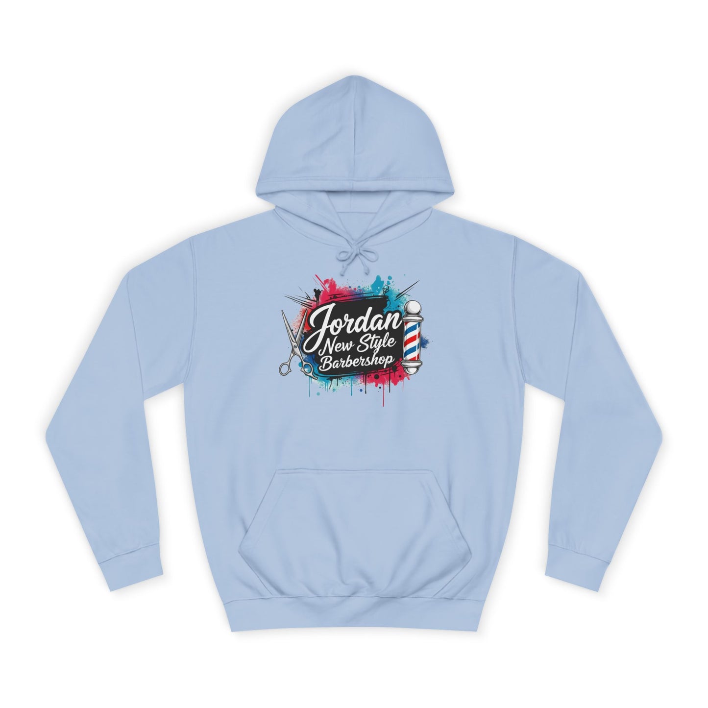 Jordan New Style Barbershop Alternative Logo V2 College Hoodie