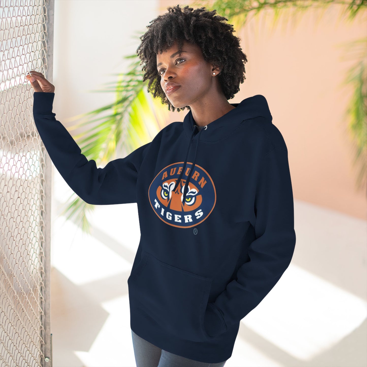 'Auburn Tigers Glare' Three-Panel Fleece Hoodie