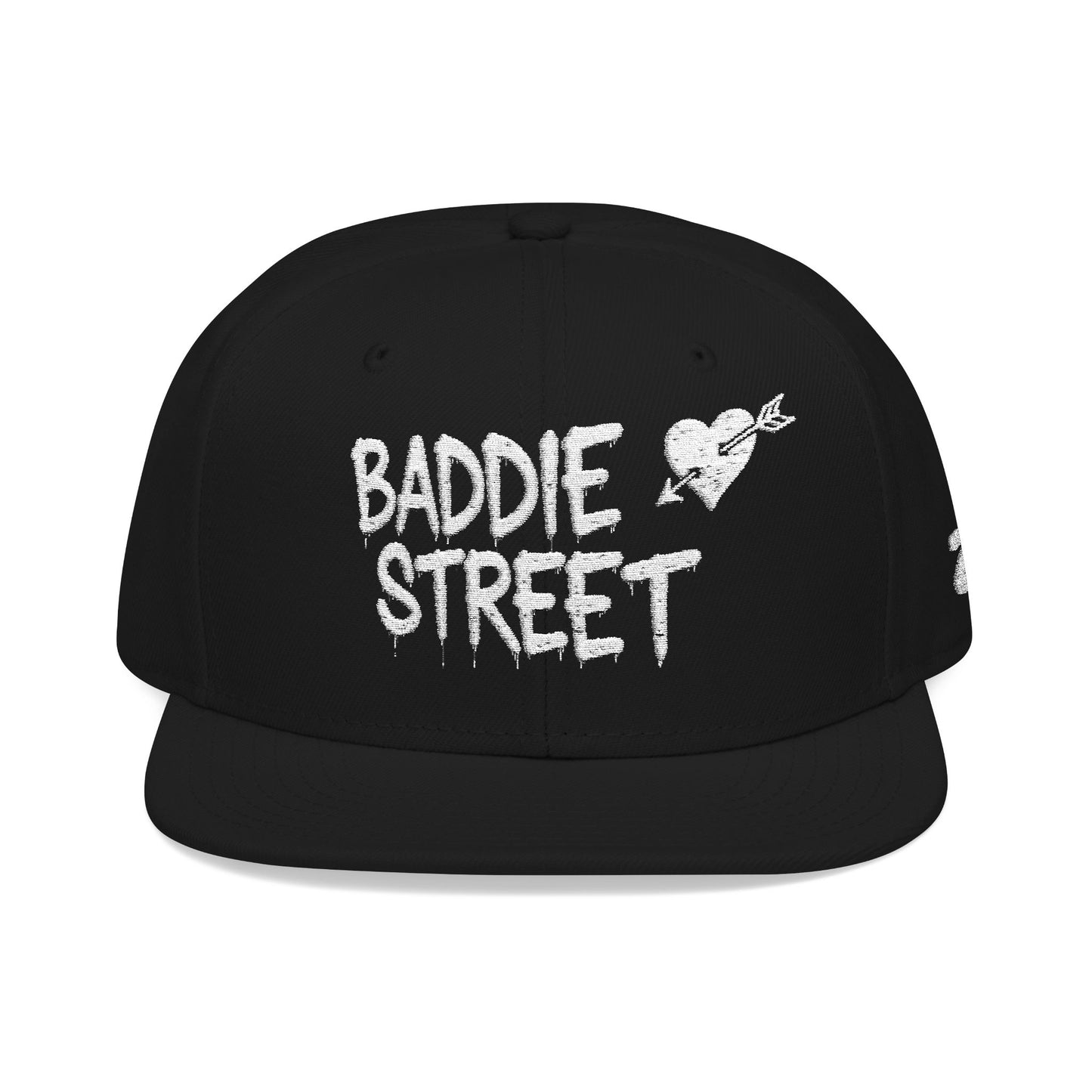 Limited Edition Black & White "Baddie Street" #20 Arrow Heart Alt. Snapback