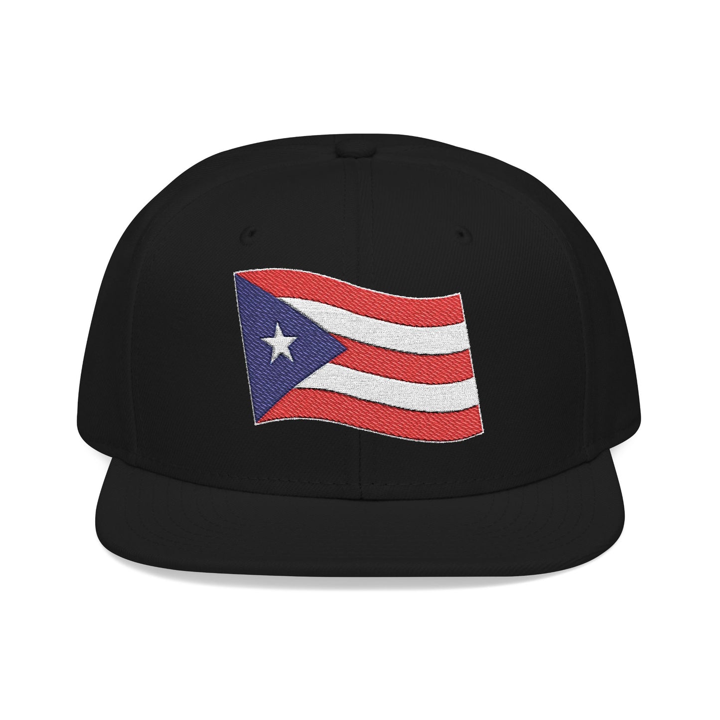 Black Puerto Rican Flag Snapback