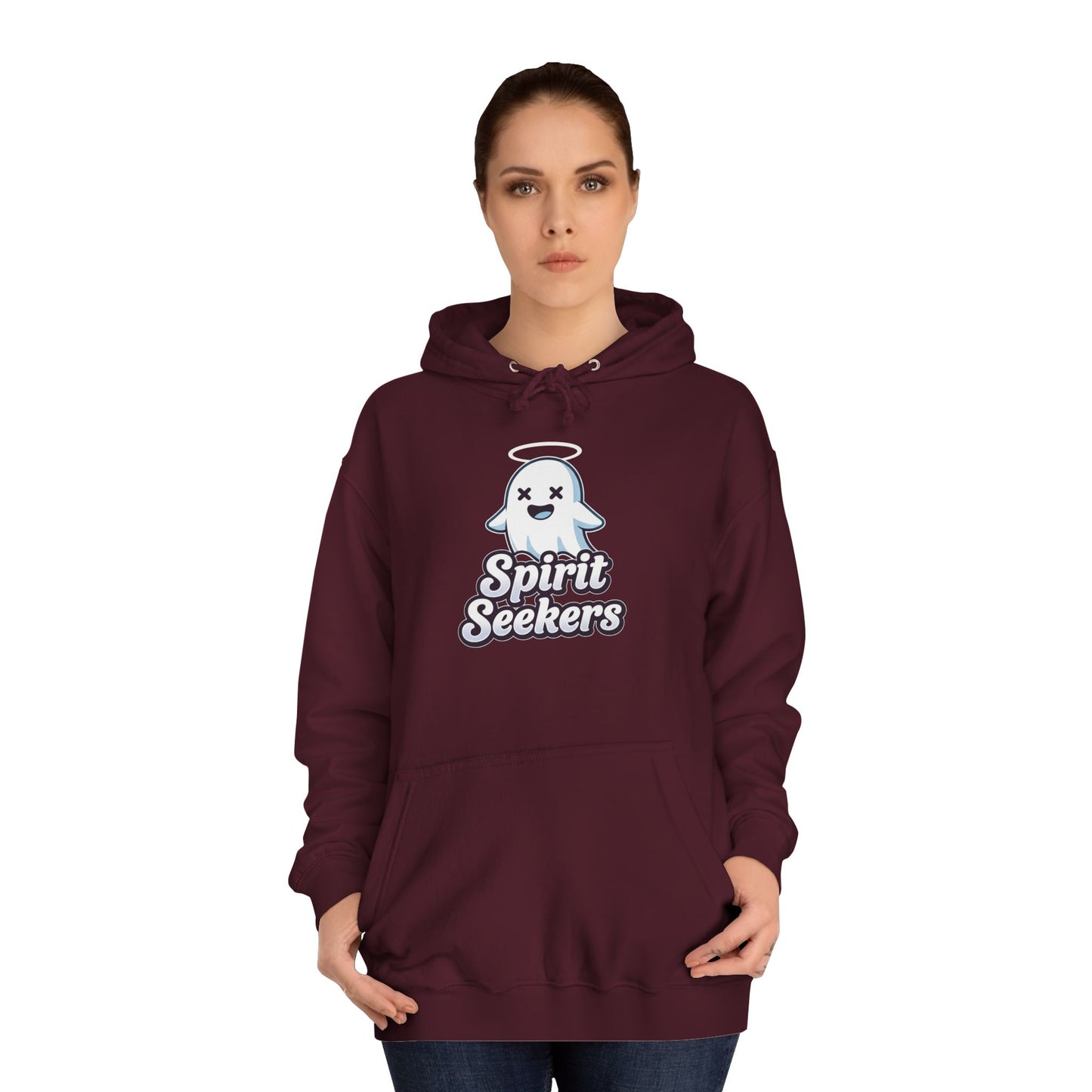 Spirit Seekers Friendly Ghost College Hoodie