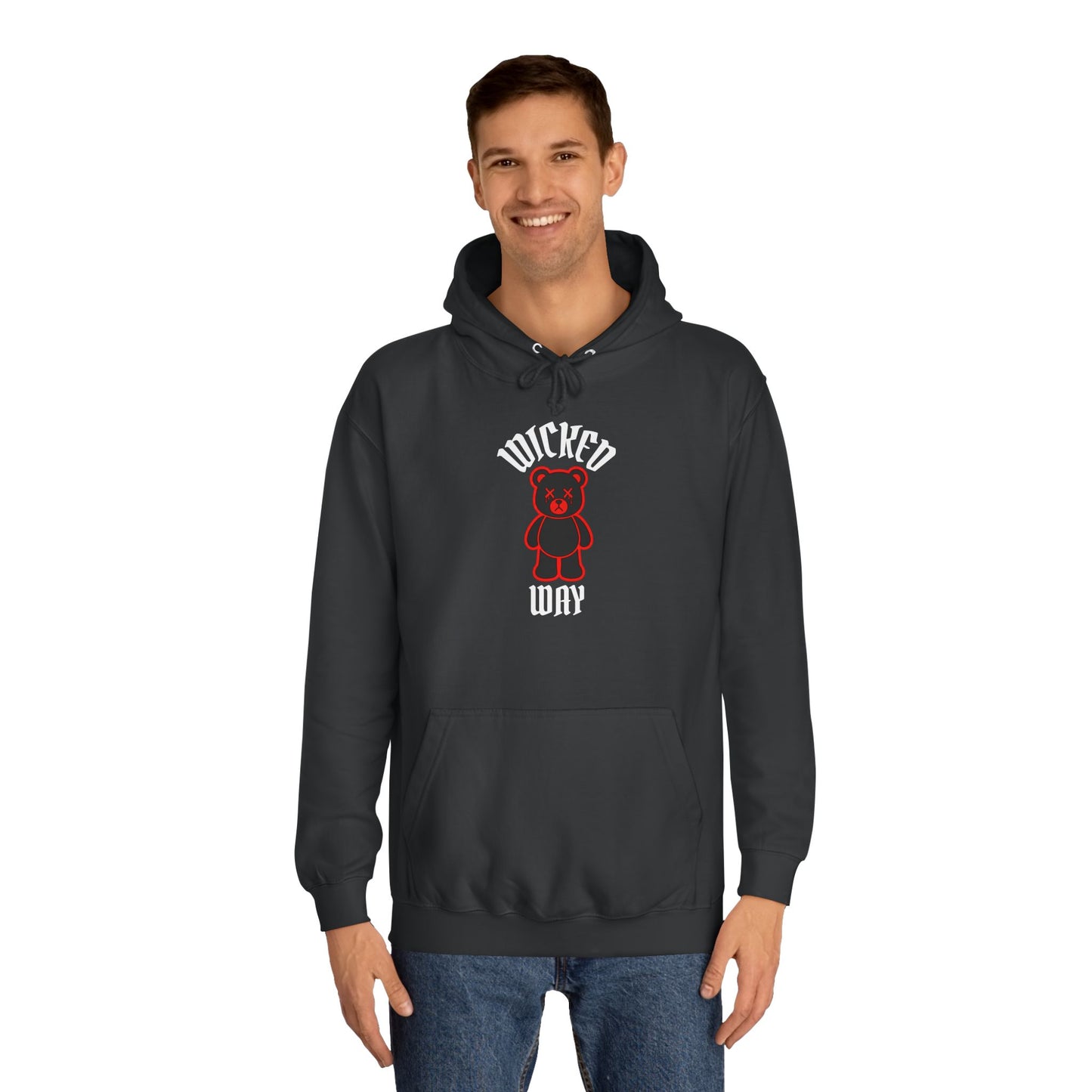 "Wicked Way" Deady Bear Black College Hoodie