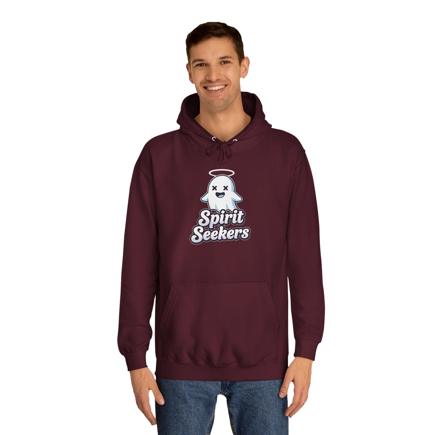 Spirit Seekers Friendly Ghost College Hoodie