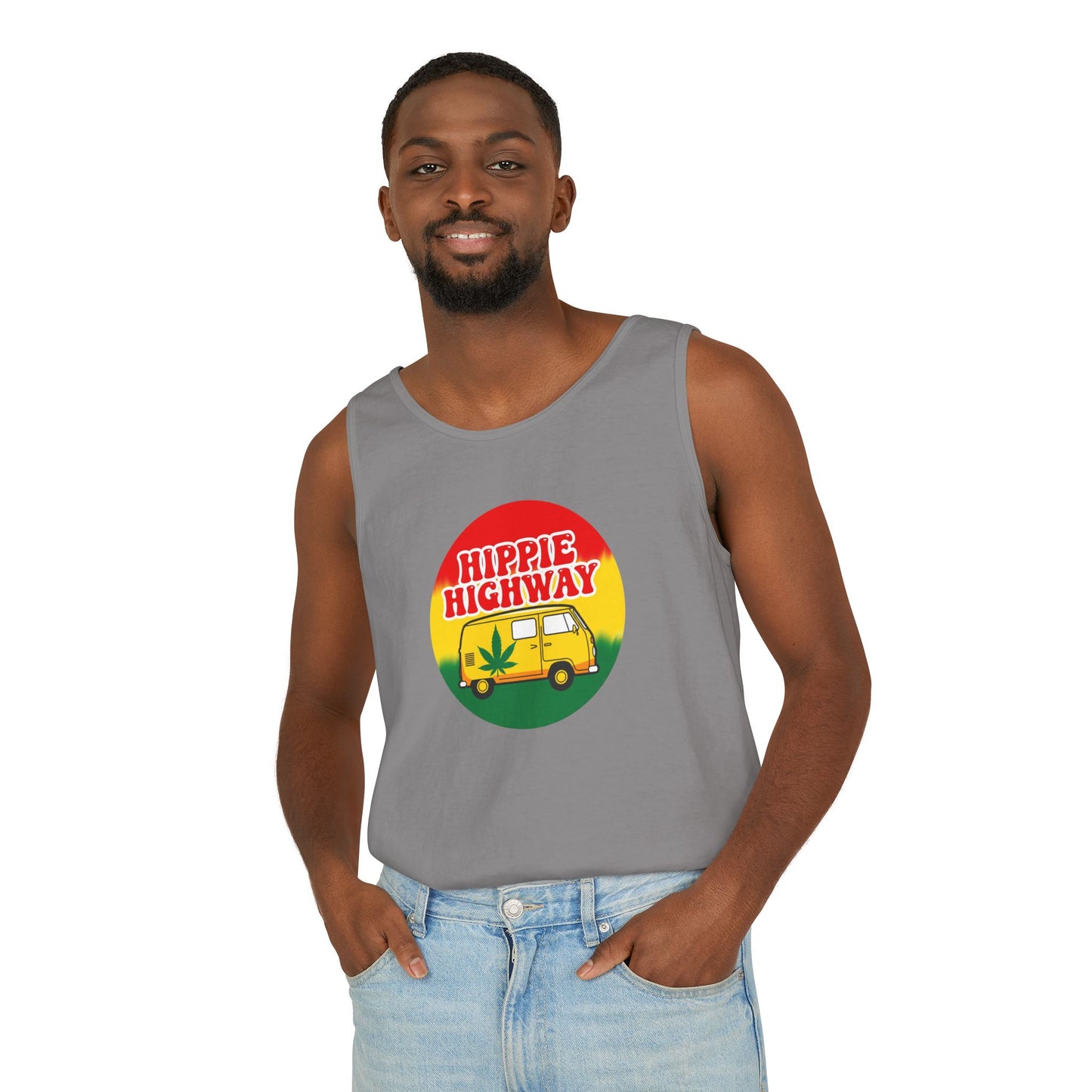 "Hippie Highway" Rasta Vibes Tank Top