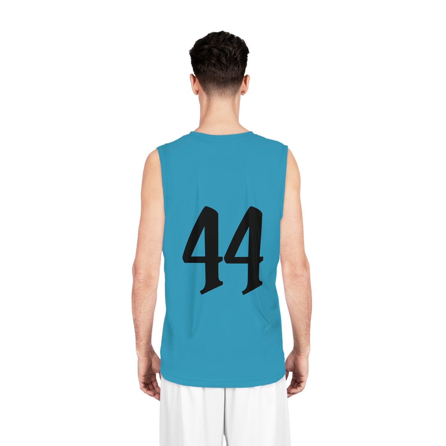 Teal & Black "Wicked Way" #44 Basketball Jersey