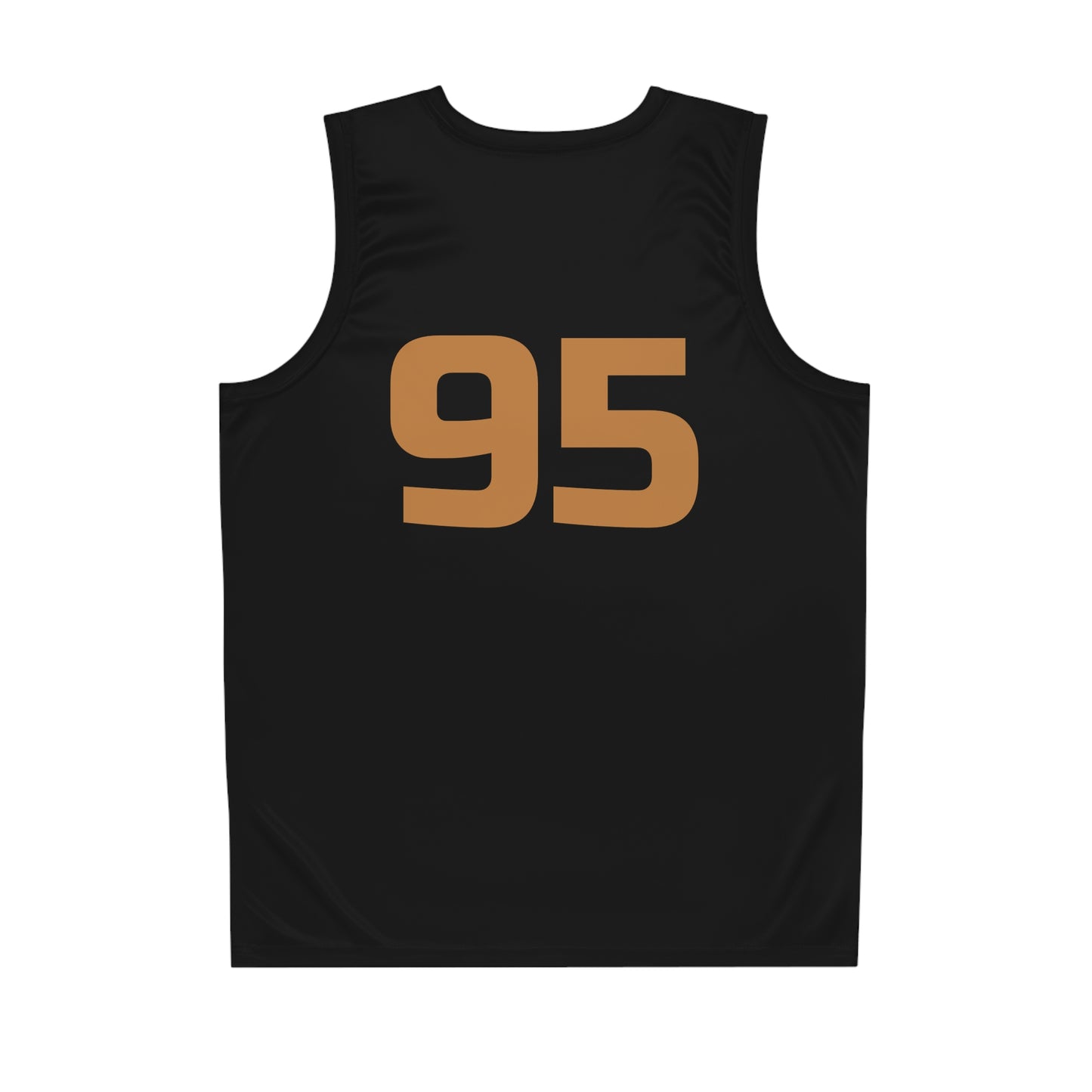 Black "Rebel Road" #95 Rodeo Outlaw Basketball Jersey