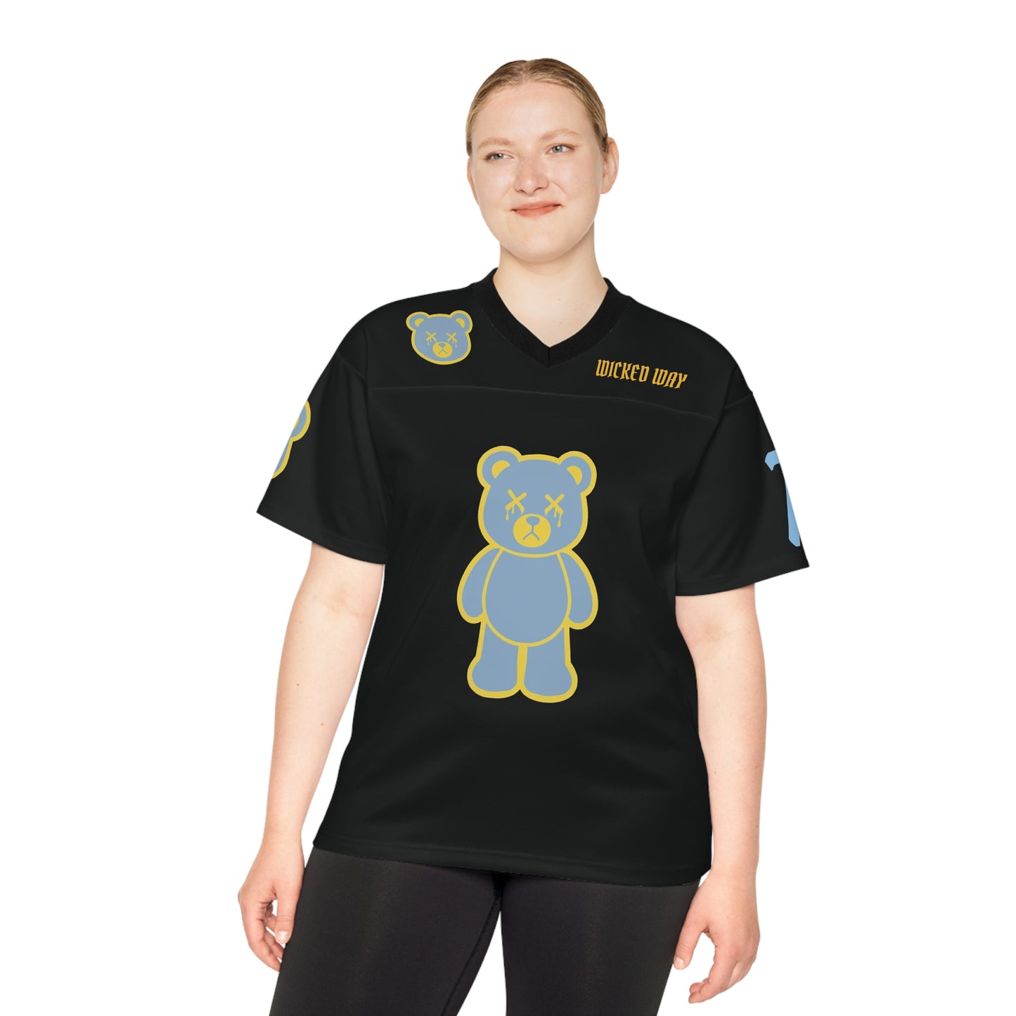 "Wicked Way" #76 Alt Deady Bears Football Jersey