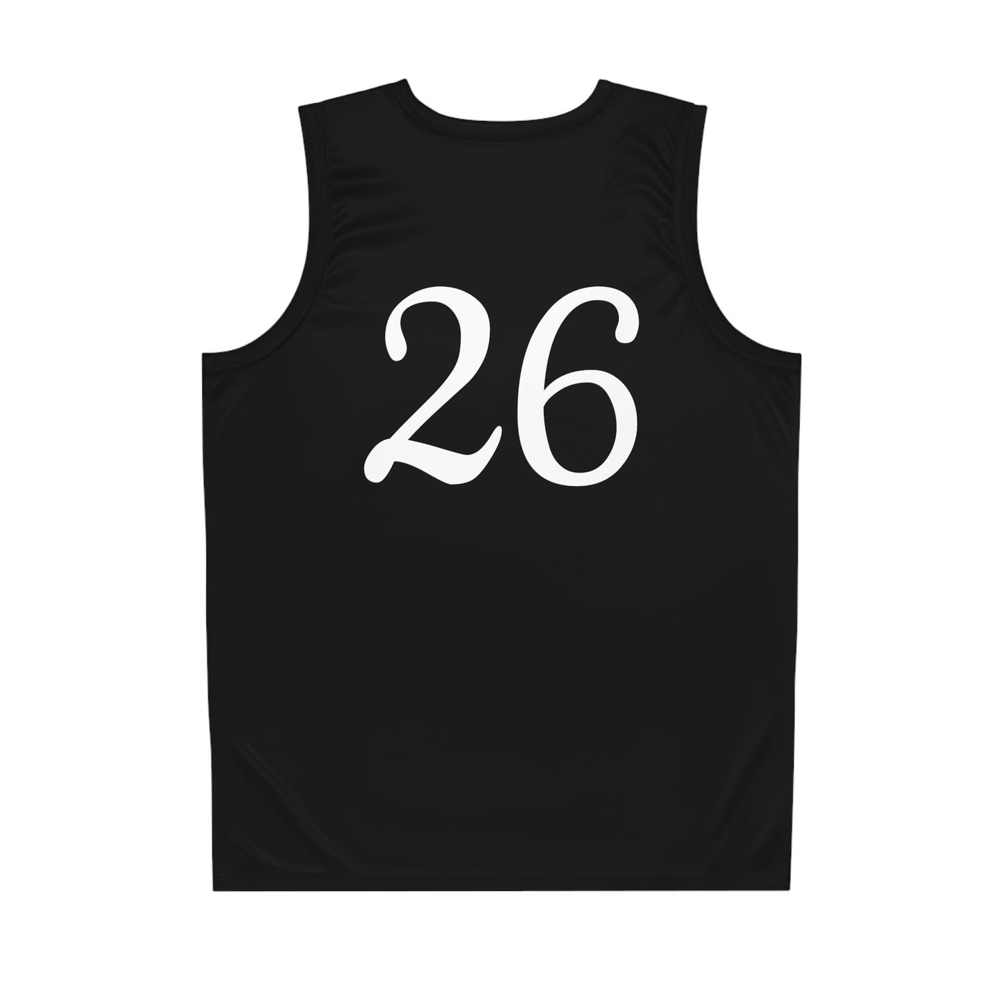 Black "Hustler Ave" #26 All Business Briefcase Alt. Basketball Jersey