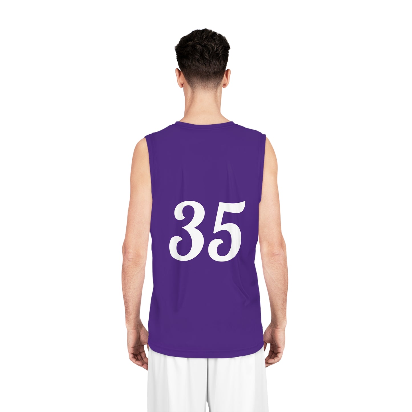 Purple "Wicked Way" #35 Butcher Knife Alt. Basketball Jersey
