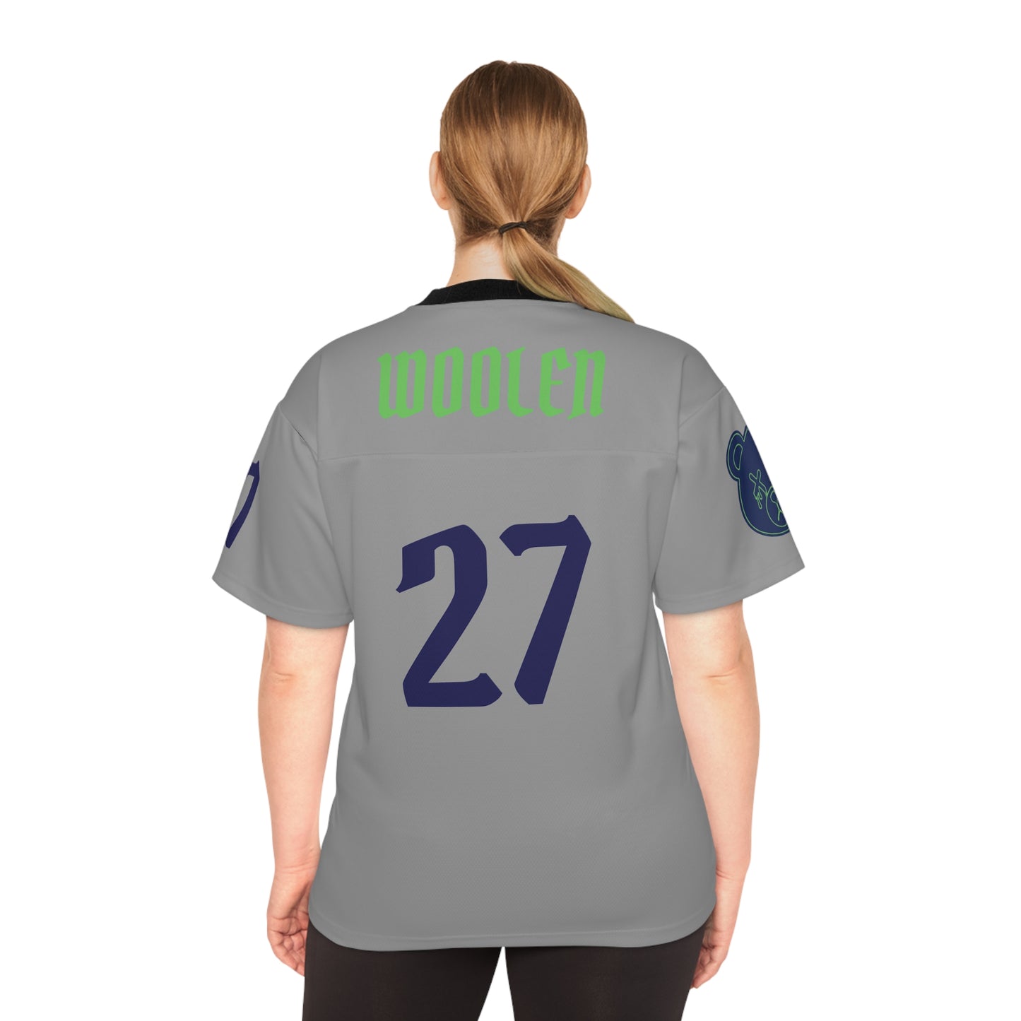 "Wicked Way" #27 Woolen Deady Bears Football Jersey