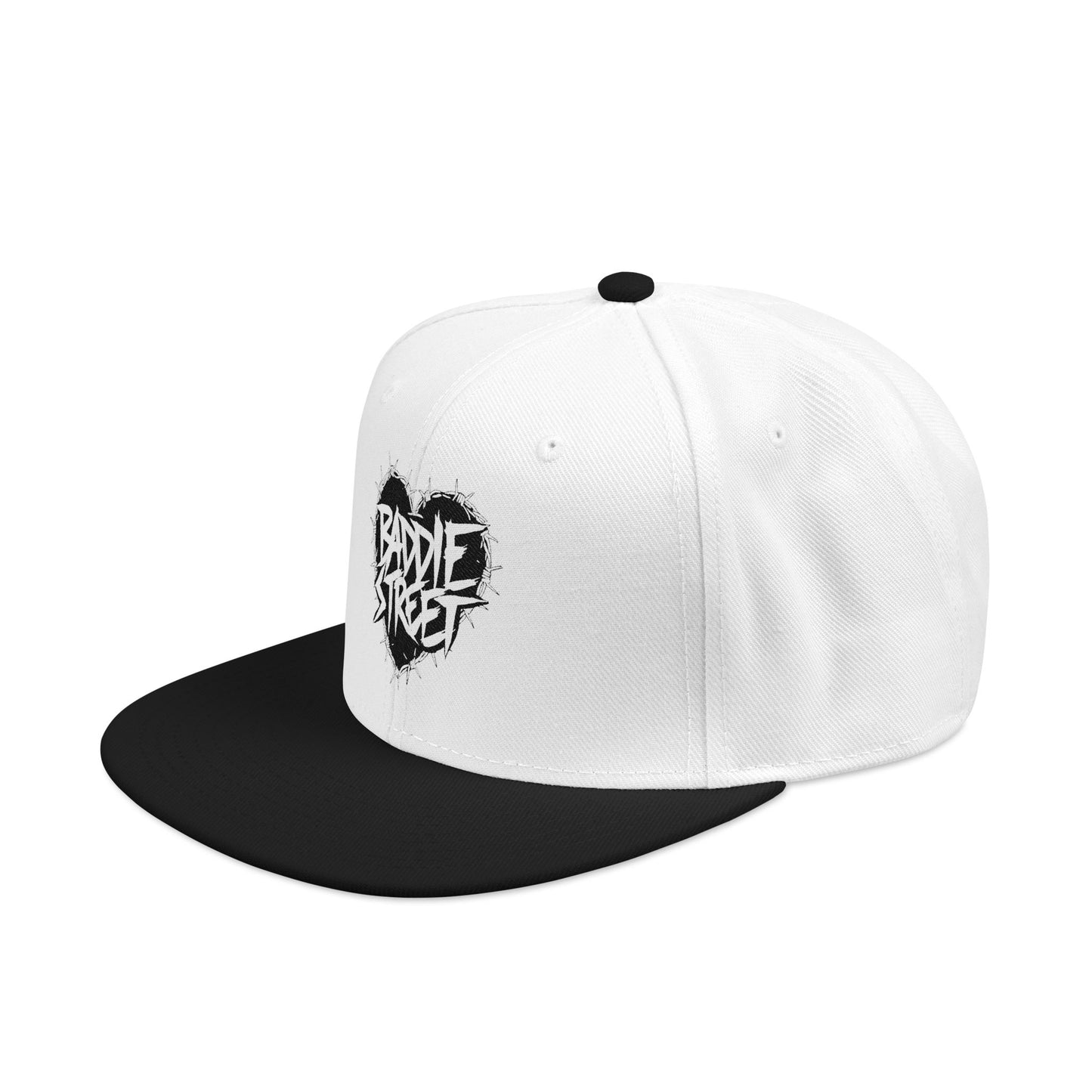 "Baddie Street" Barbed Wired Heart Logo Snapback Hat