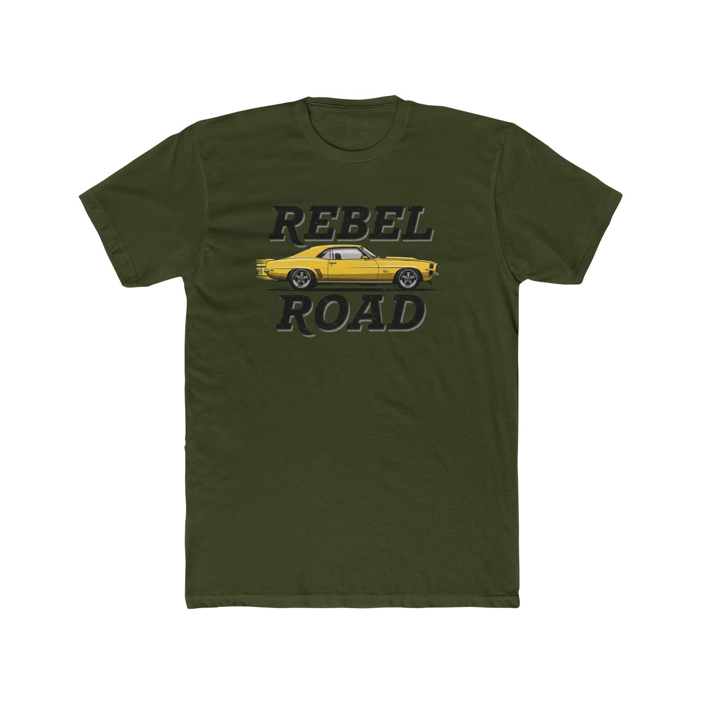 "Rebel Road" Straight Away Cotton Crew Tee (Multi Color Options)