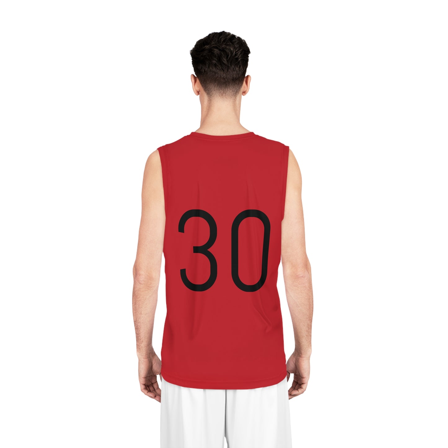 Red, Black & Gold "Baddie Street" #30 Classy Heart Alt. Basketball Jersey