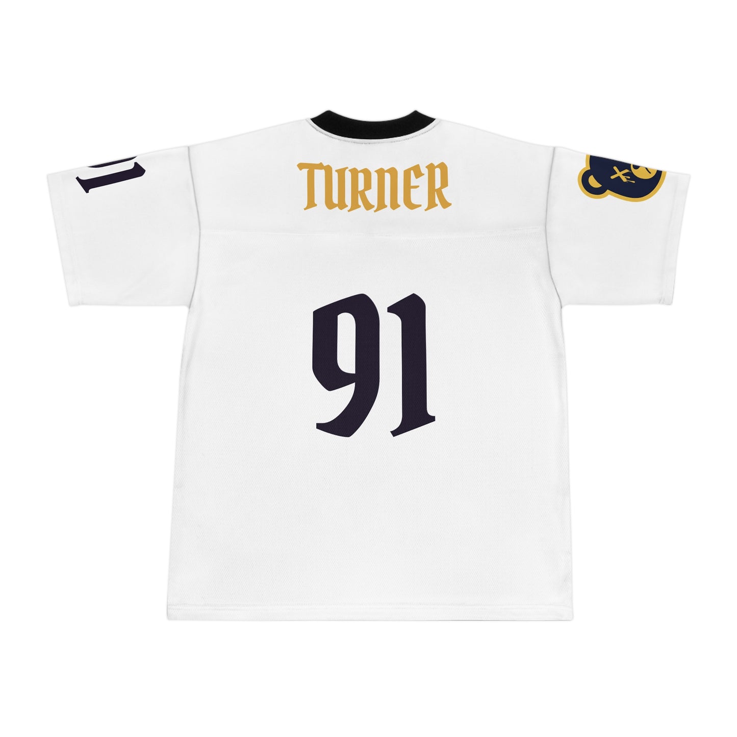 "Wicked Way" #91 Turner Deady Bears Football Jersey