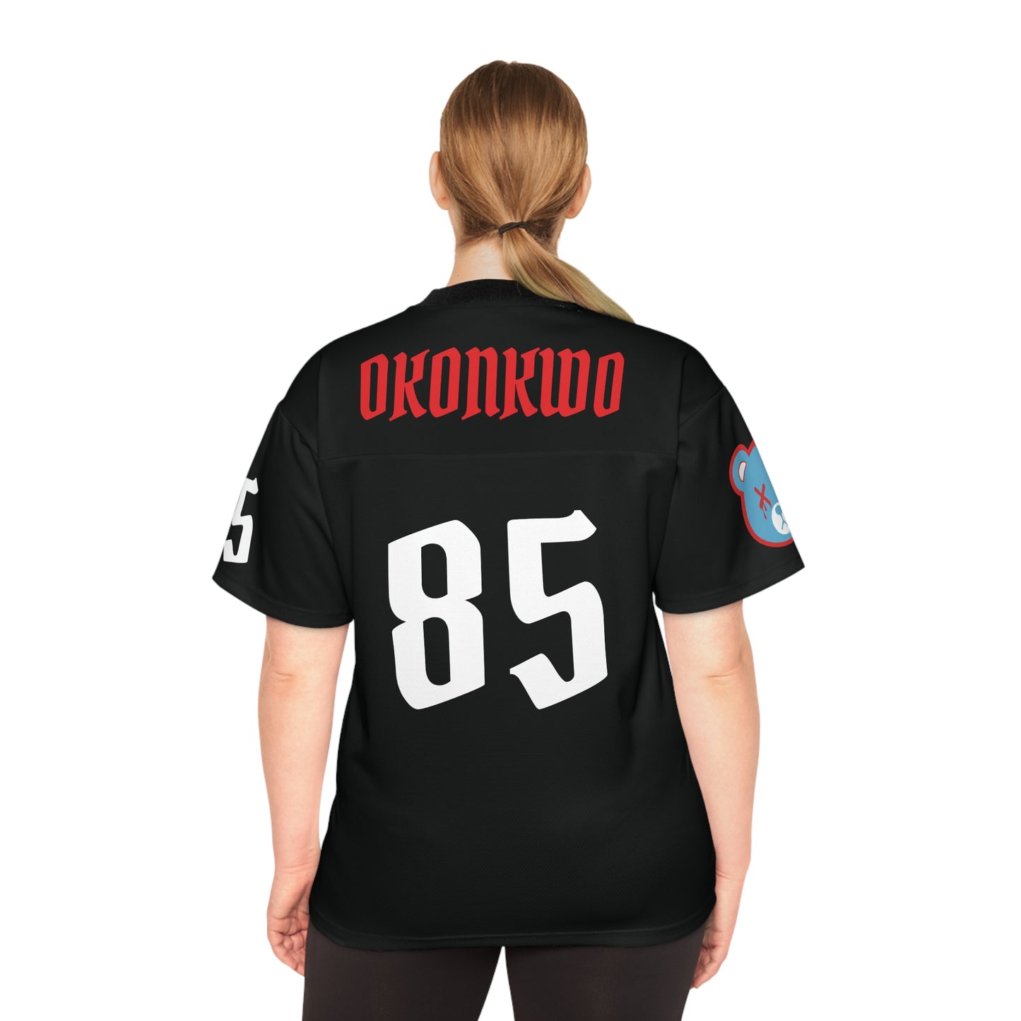 "Wicked Way" #85 Okonkwo Deady Bears Football Jersey