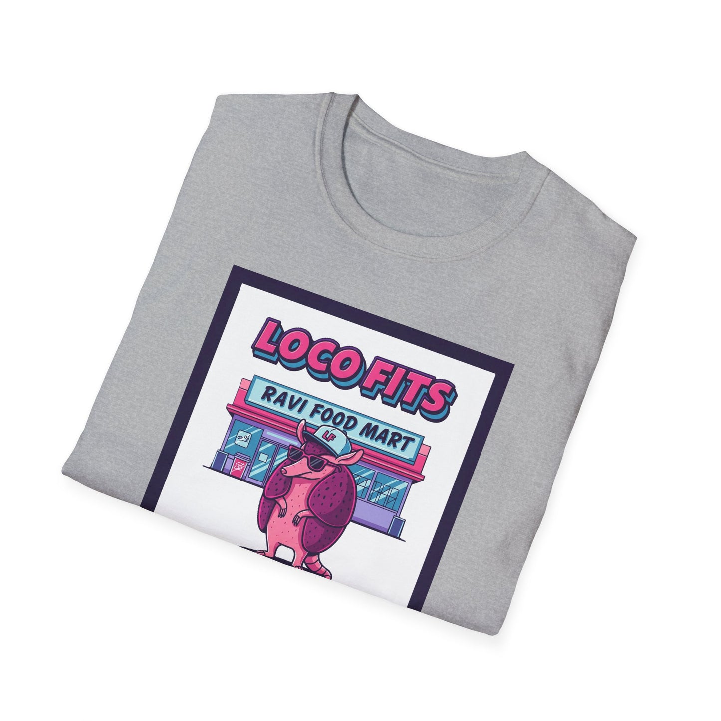 Loco Fits Ravi Food Mart Armadillo Graphic Tshirt