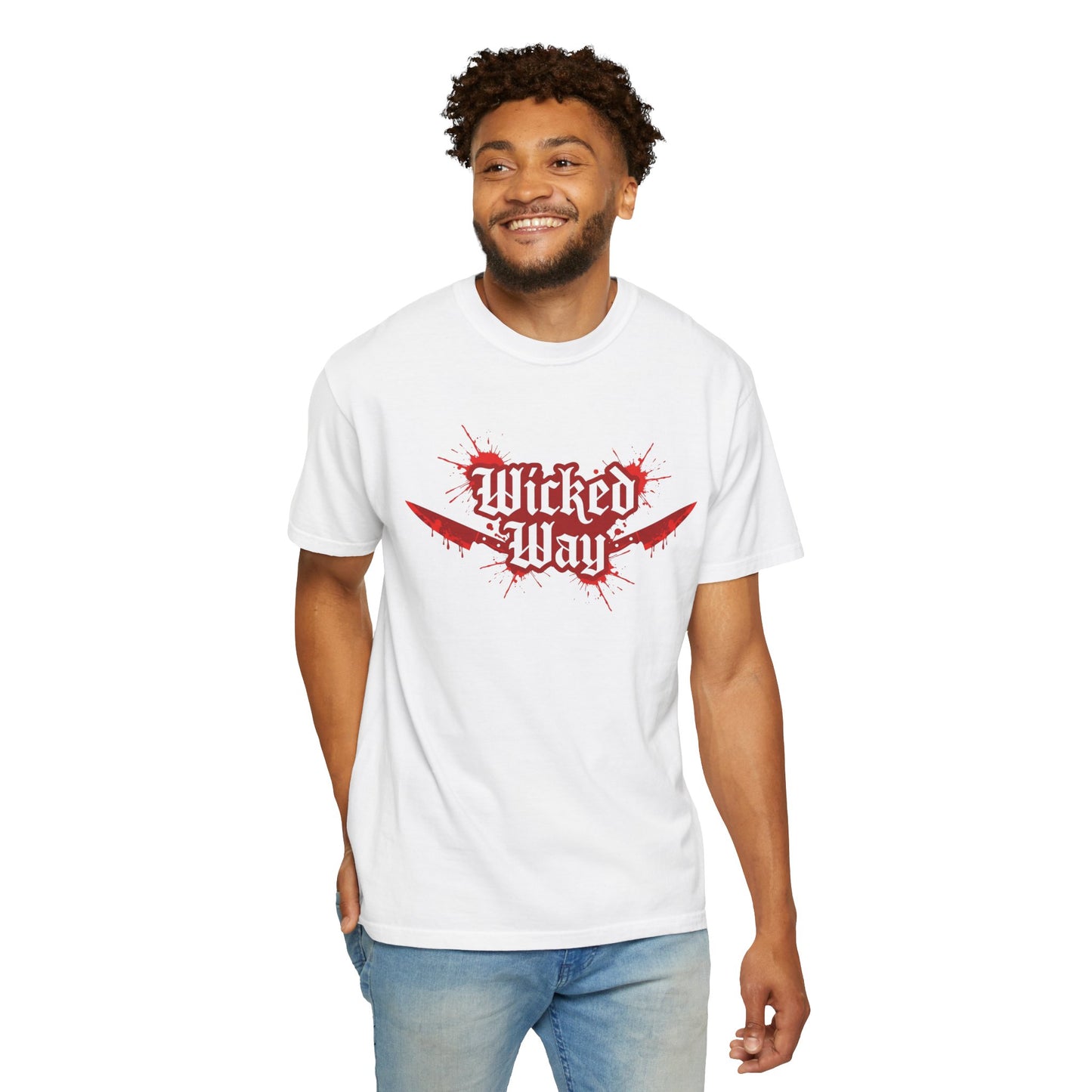 "Wicked Way" Double Kitchen Knives Graphic T-Shirt