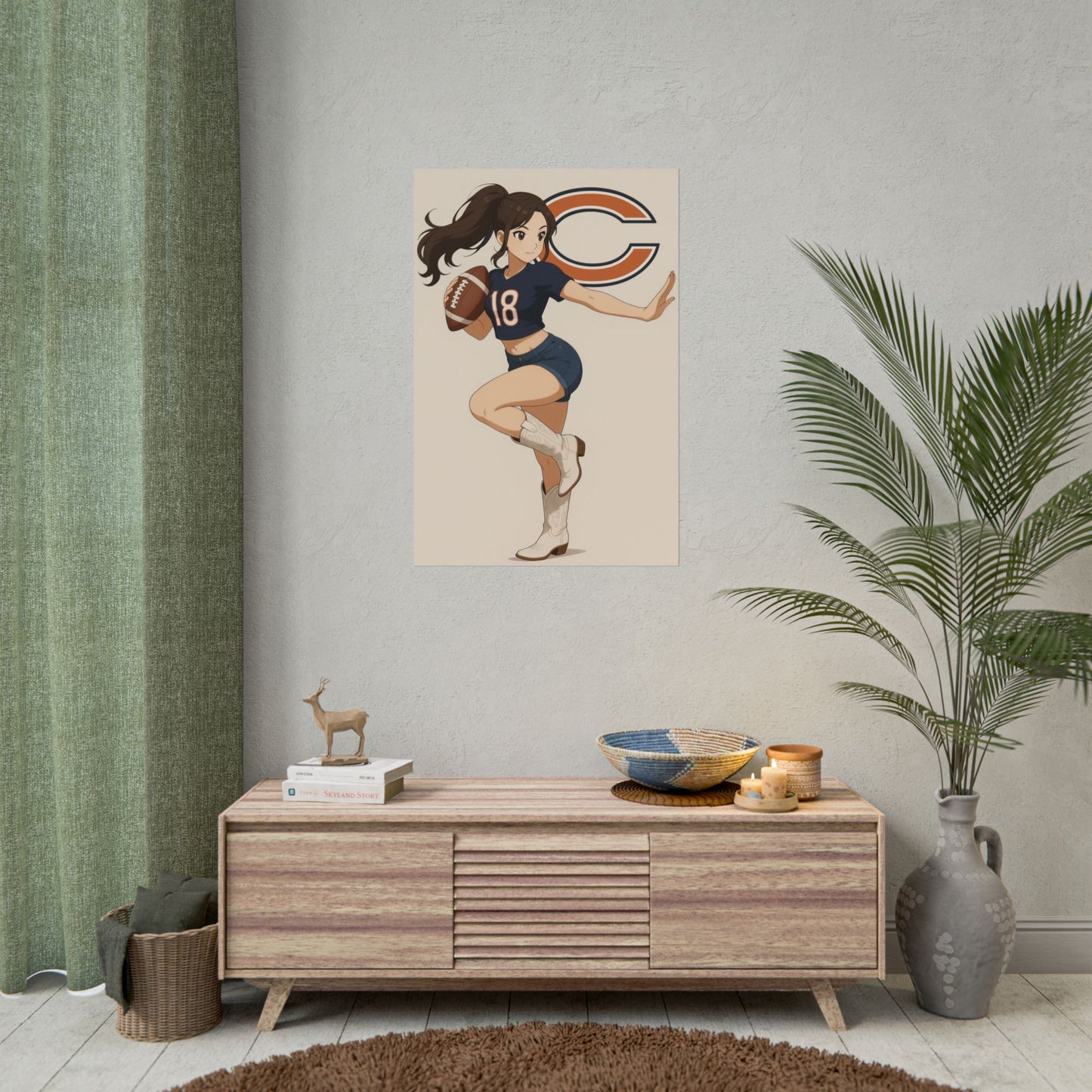 Loco Fits Anime Girls 'Bears Girl 6' Poster