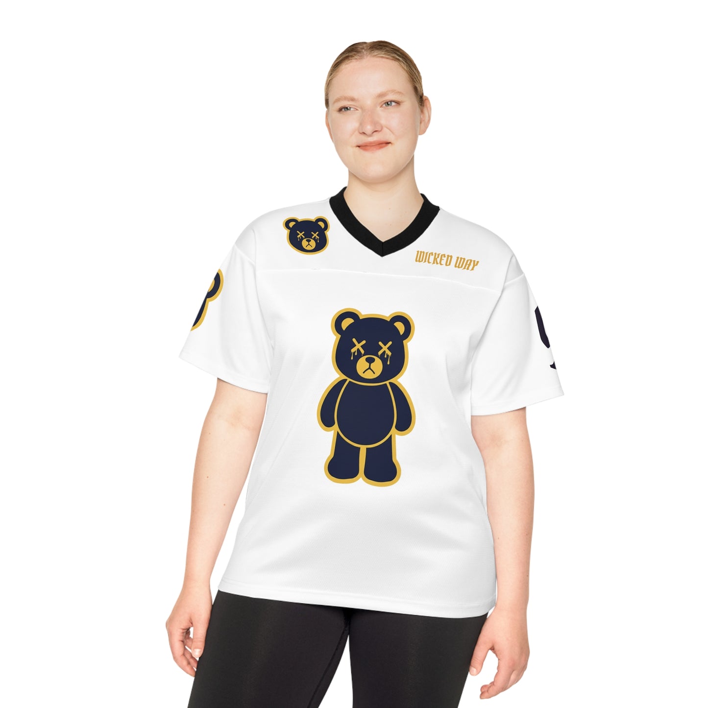 "Wicked Way" #91 Turner Deady Bears Football Jersey