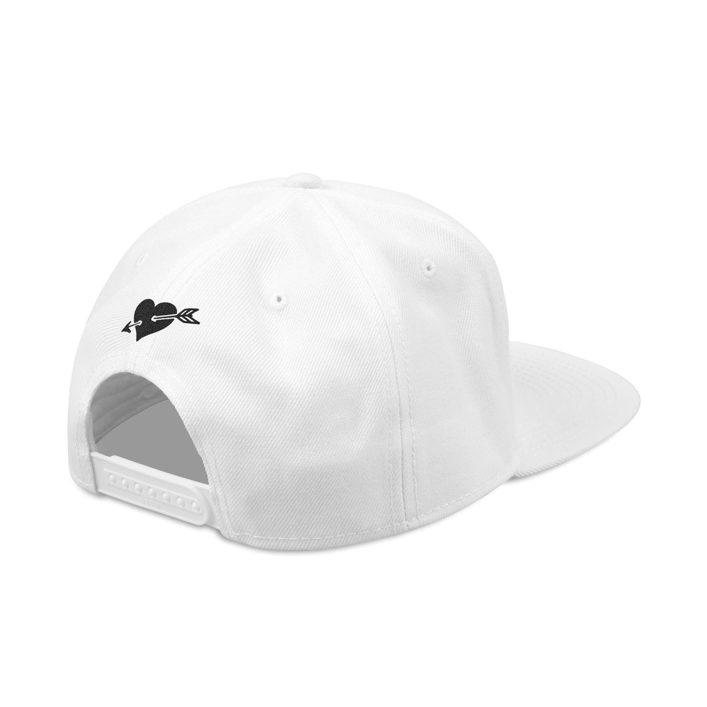 Limited Edition White & Black "Baddie Street" #90 Arrow Heart Alt. Snapback